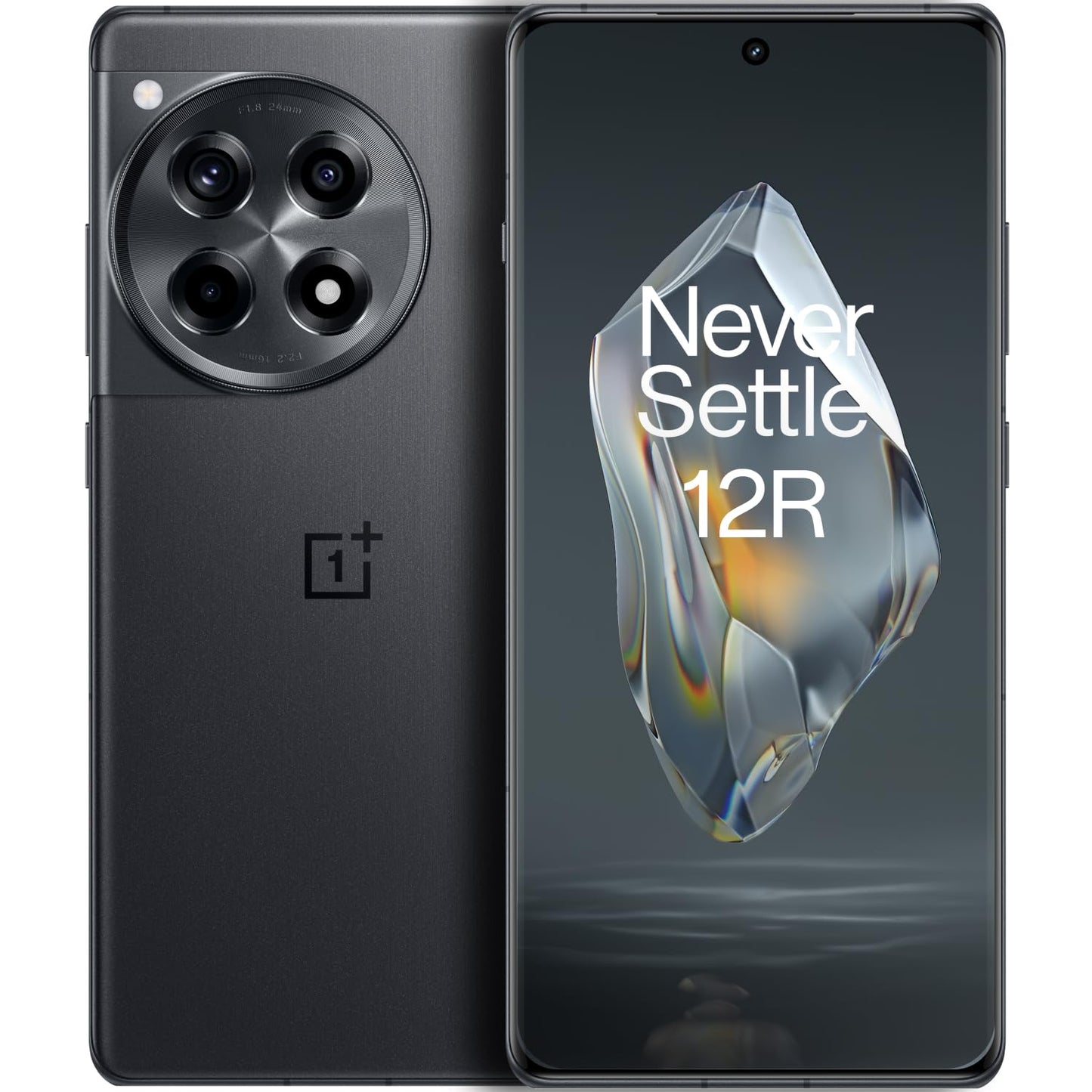 OnePlus 12R, 16 Go de RAM + 256 Go, double SIM, smartphone Android débloqué en usine aux États-Unis, batterie 5 500 mAh, appareil photo 50 MP, charge rapide 80 W, 2024, bleu froid 