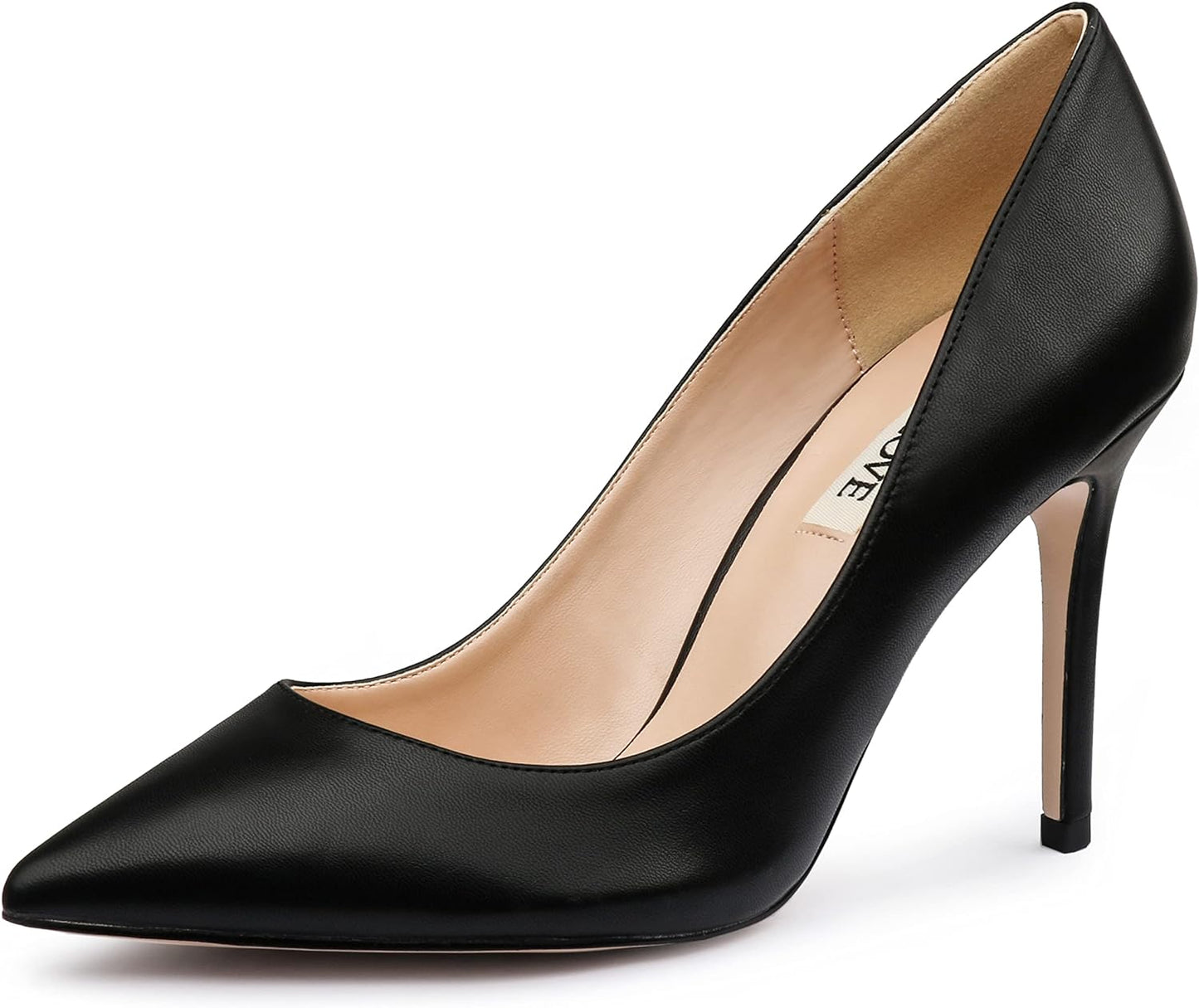 JOY IN LOVE Women's Pumps Shoes 3.5" High Heels Pointy Toe Stiletto Pumps Xpress