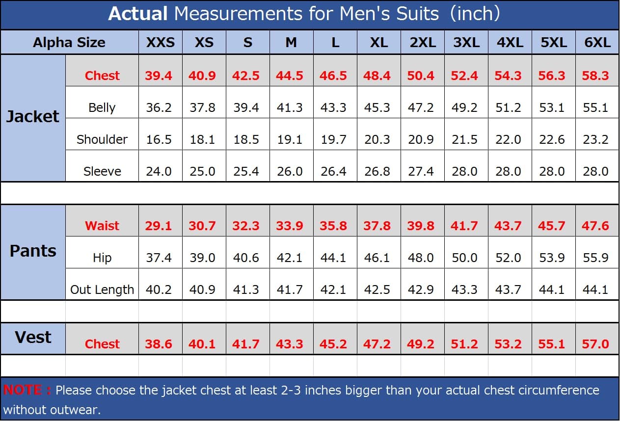 Double Breasted 3 Pieces Suit Men Slim Fit Classic One Button Jacket Blazer Vest Pants Set Formal Wedding Tuxedo