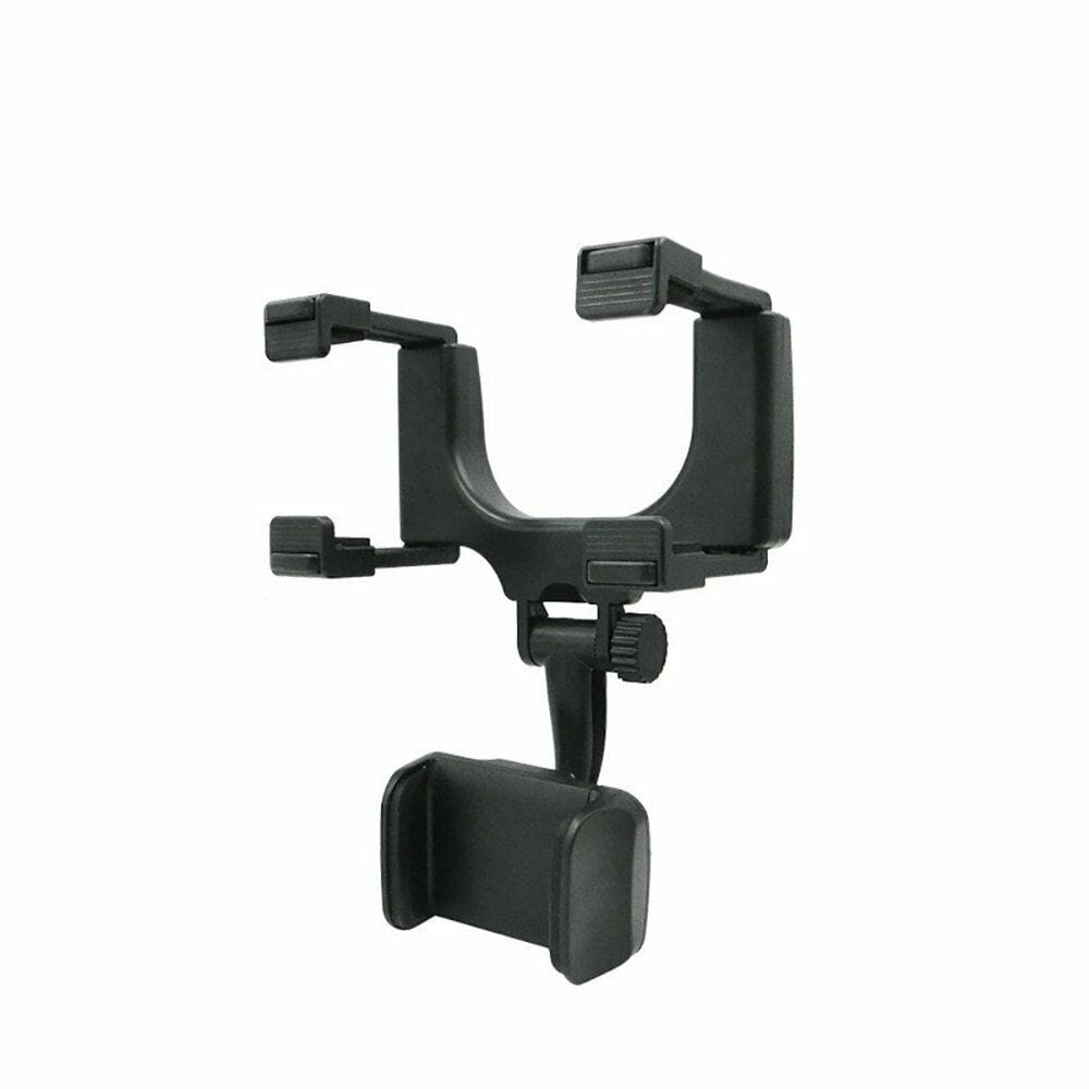 Universal Car Rear View Mirror Mount Stand GPS Cell Phone Holder 360 Rotation.