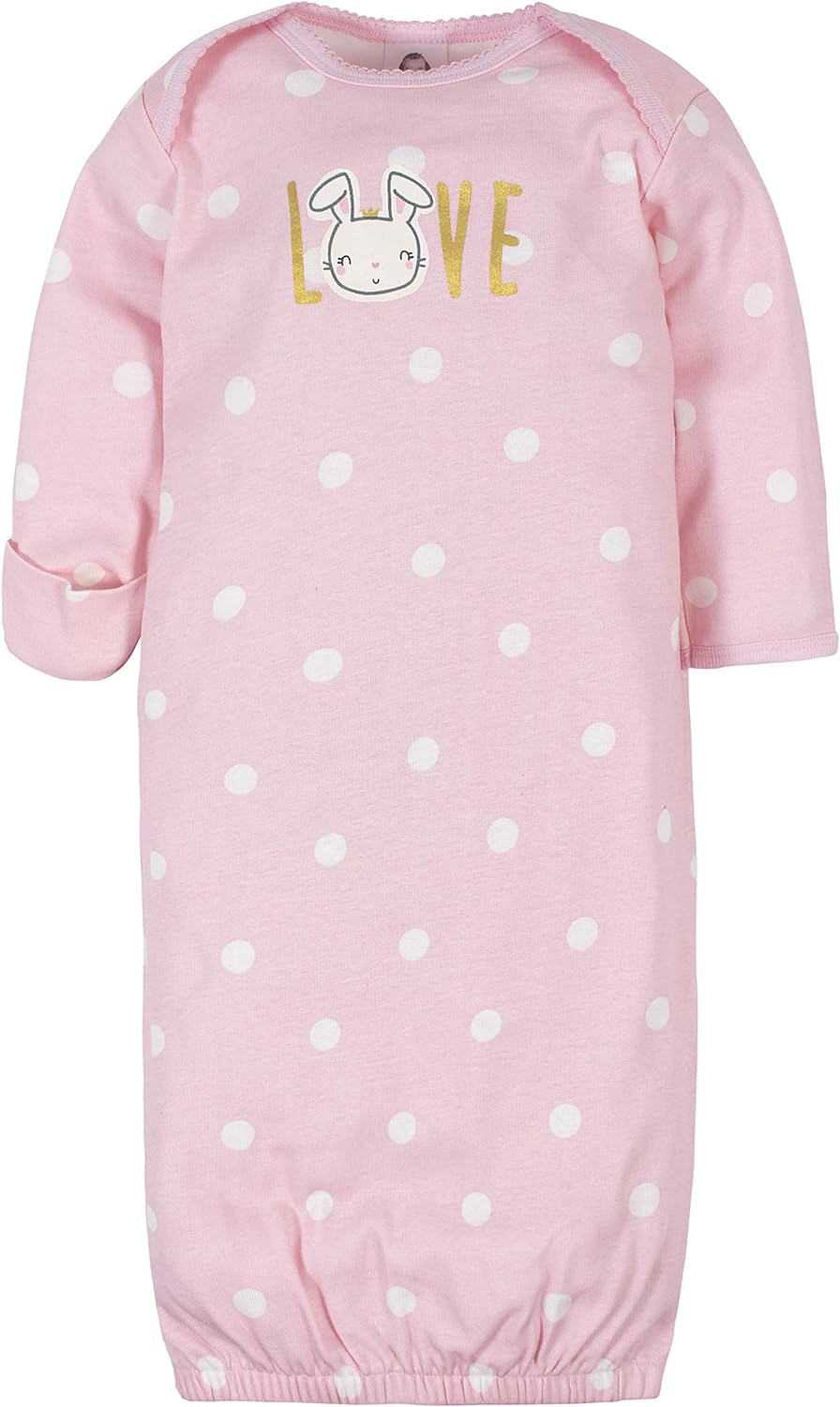 Gerber Baby Boy and Girls 4-Pack Sleeper Gown Xpress