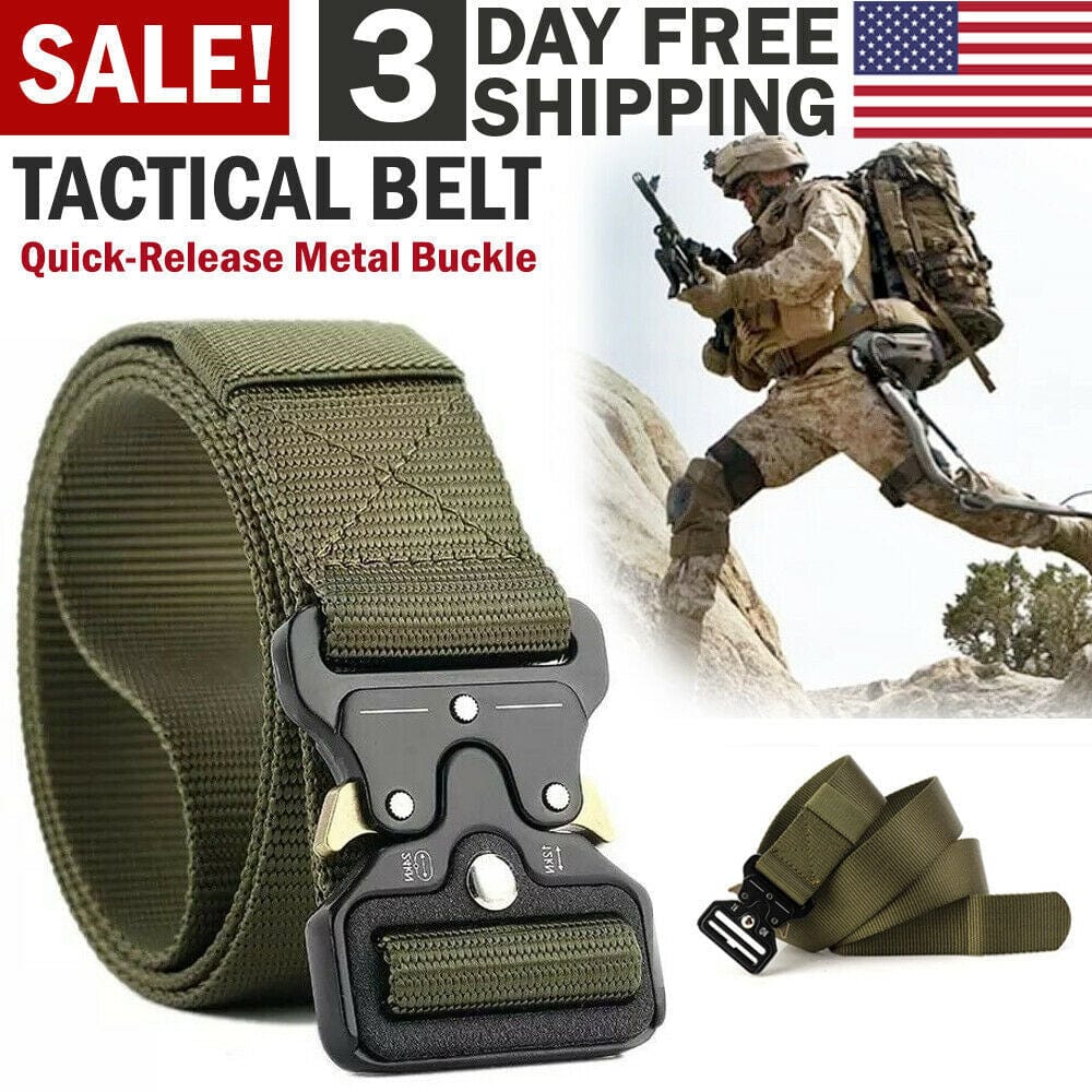 Ceinture tactique militaire, sécurité robuste, utilitaire de travail, ceinture militaire en Nylon