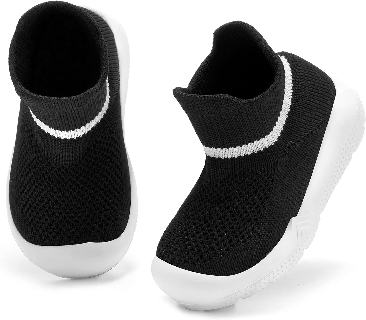 MORENDL Baby Sock Shoes Toddler Walking Shoes Infant Non-Slip Slippers Boys & Girls Slip On Sneakers Xpress