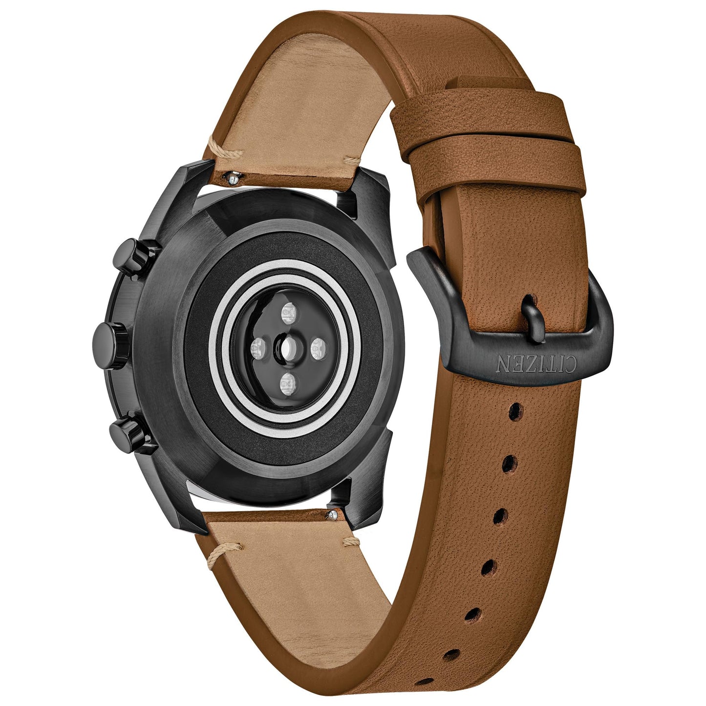 Montre intelligente Citizen CZ avec application de bien-être YouQ comprenant l'IA IBM Watson® et les recherches de la NASA, écran personnalisable en noir et blanc, Bluetooth, RH, suivi d'activité, autonomie de 18 jours, compatible iPhone® et Android™ 