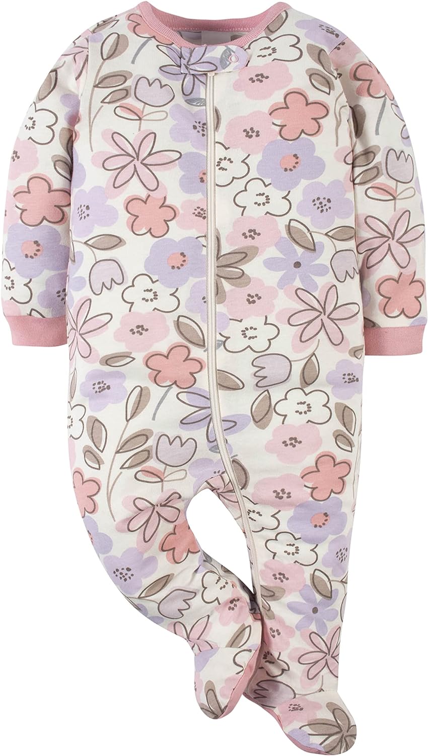 Gerber Baby Girls' 2-Pack Sleep 'N Play Xpress