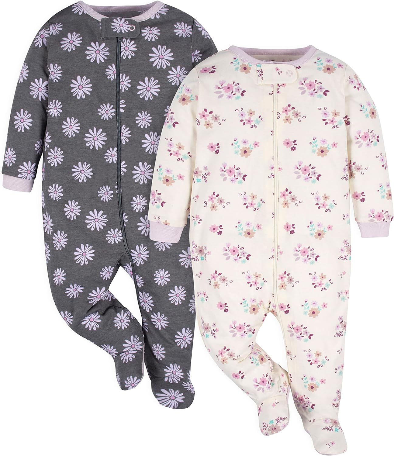 Gerber Baby Girls' 2-Pack Sleep 'N Play Xpress