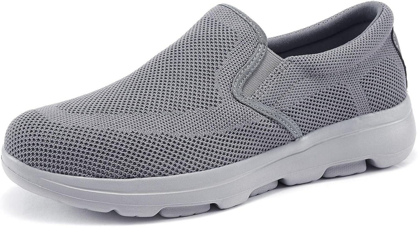 TIOSEBON Men's Mesh Slip On Walking Shoes Loafers-Comfortable Lightweight Work Drving Tennis Shoes Xpress