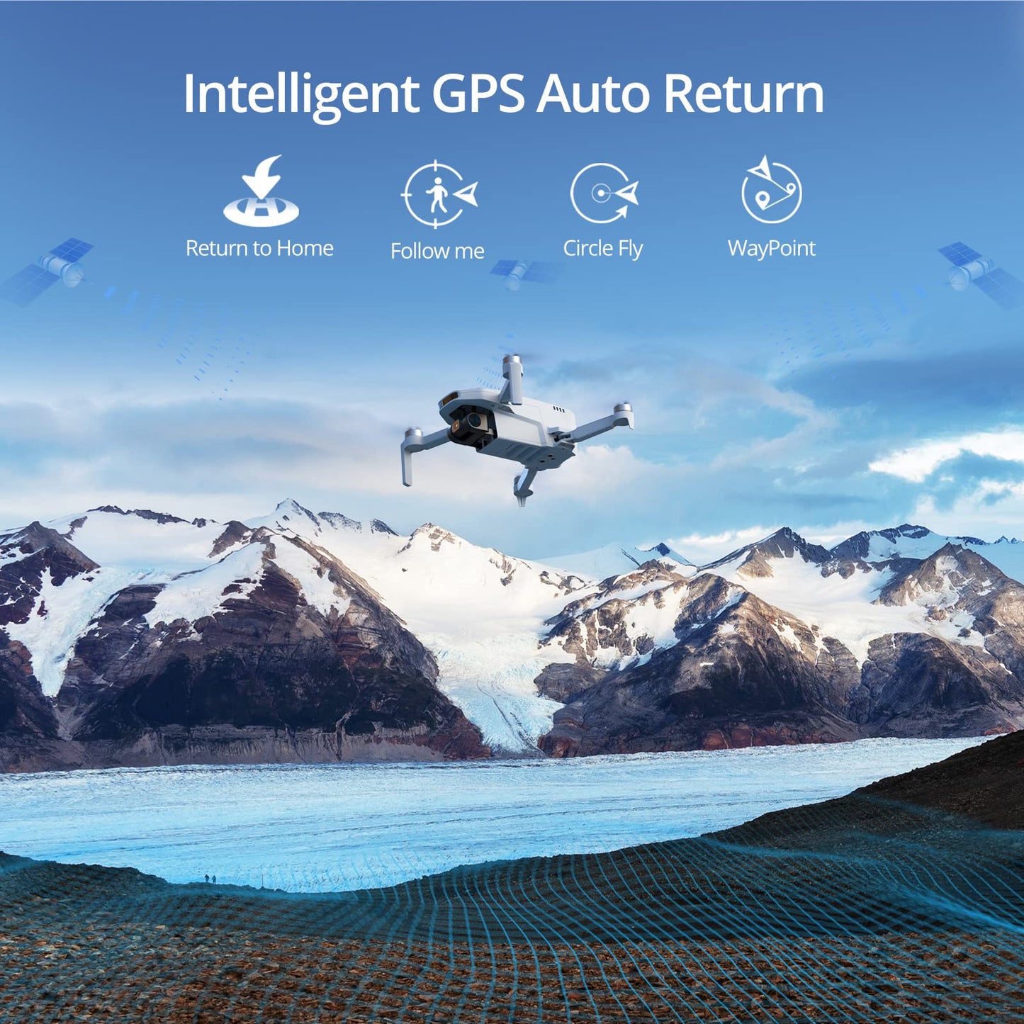 Potensic ATOM SE GPS Drone with 4K EIS Camera, Under 249g, 93 Mins Flight, 4KM FPV Transmission, Brushless Motor, Max Speed 16m/s, 60W Fast Parallel Charging Hub, Fly More Combo