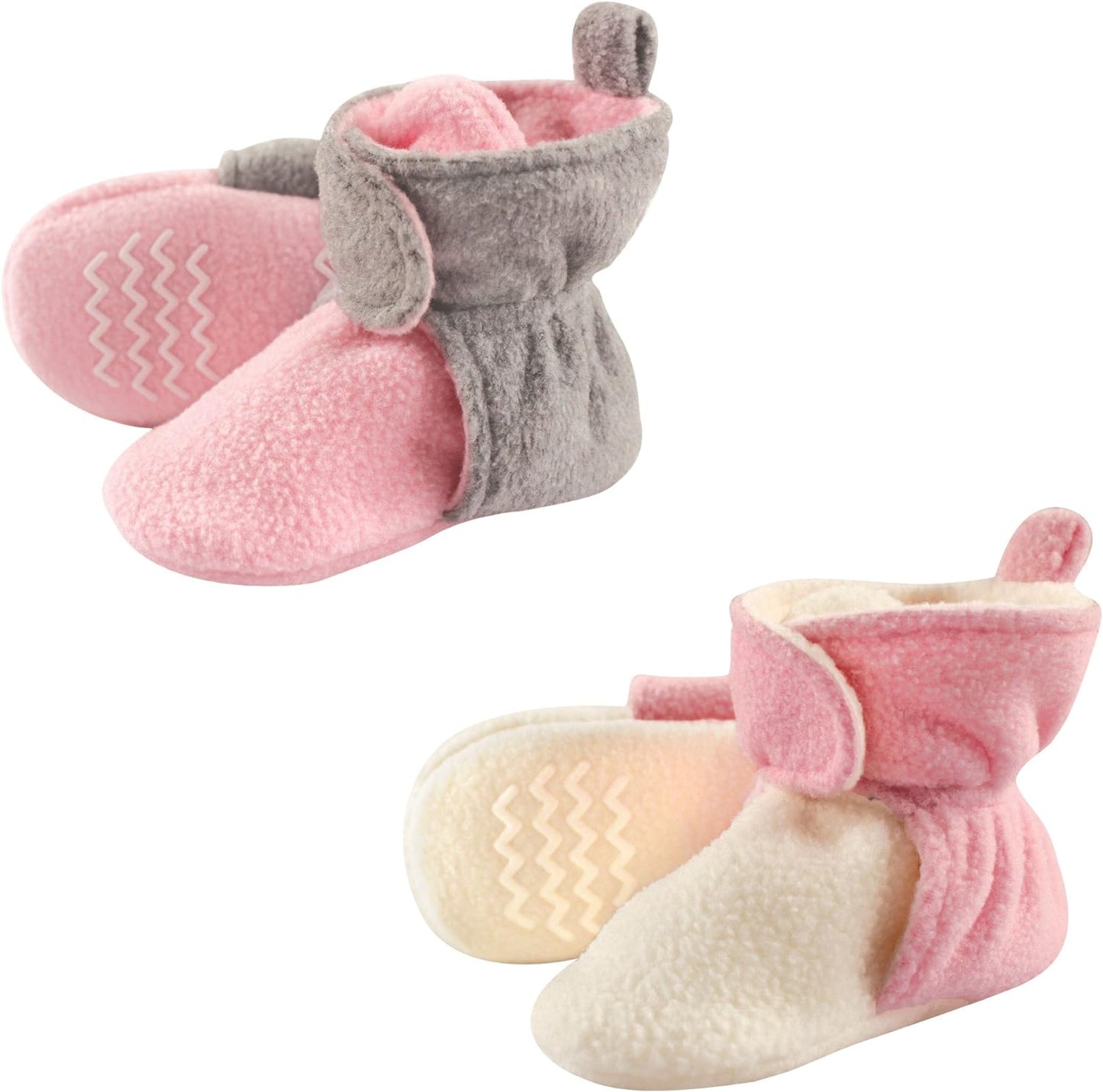 Hudson Baby Unisex-Child Cozy Fleece Booties Slipper Sock Xpress