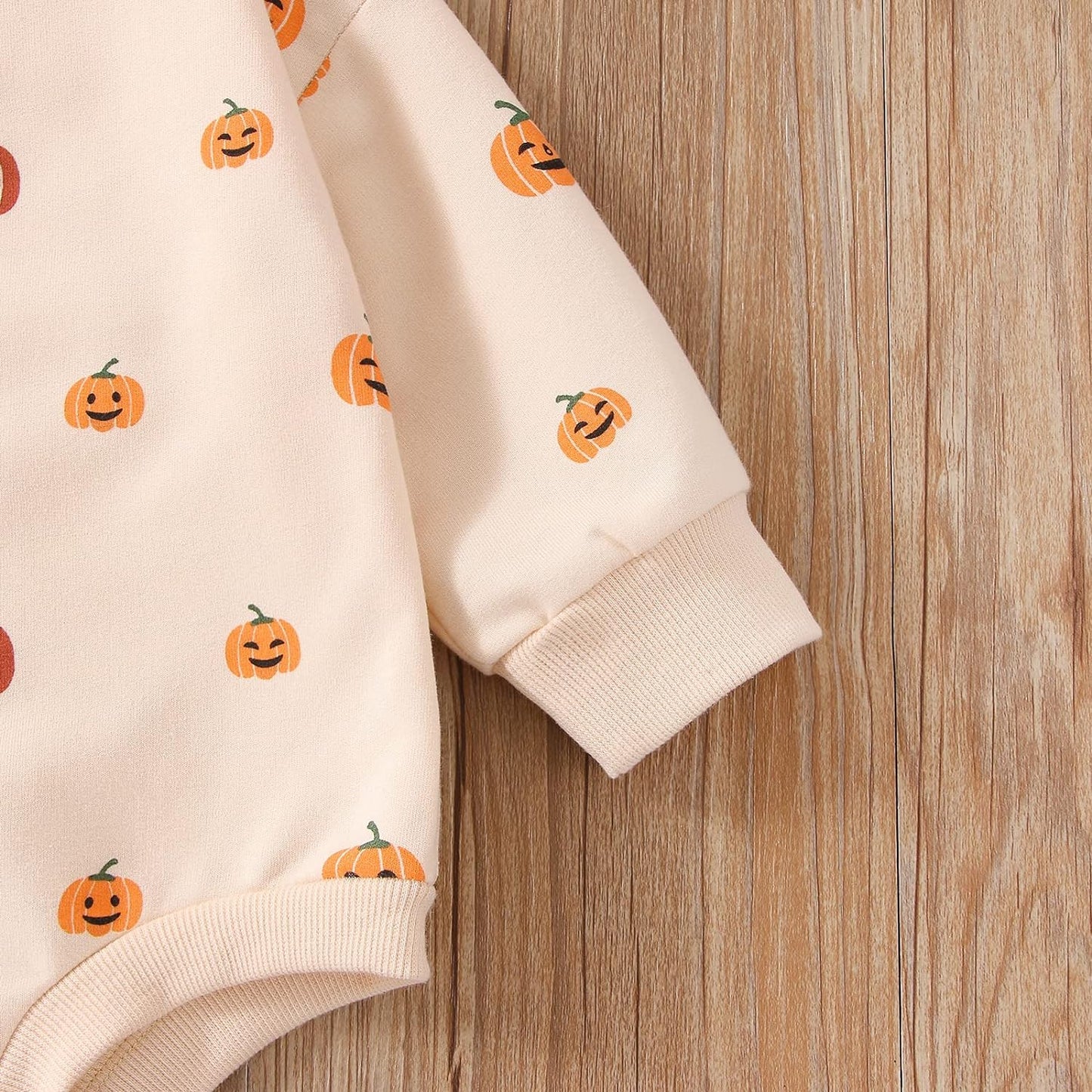 FYBITBO Halloween Baby Girl Boy Clothes Pumpkin Romper Sweatshirt Onesie Long Sleeve Bodysuit Top Fall Winter Outfit Xpress