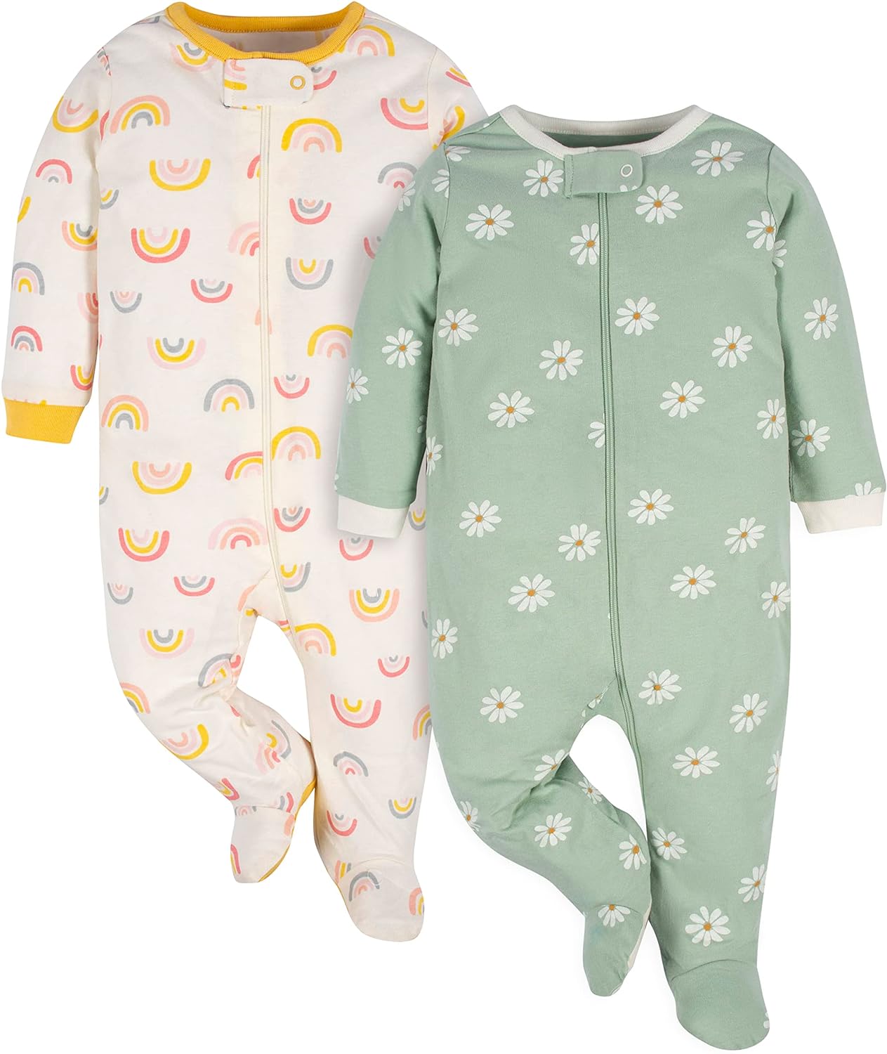 Gerber Baby Girls' 2-Pack Sleep 'N Play Xpress