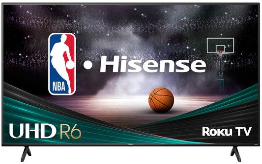 Hisense TV inteligente Roku 4K UHD serie Class R6 de 50 pulgadas con compatibilidad con Alexa, Dolby Vision HDR, sonido DTS Studio, modo juego (50R6G), negro 