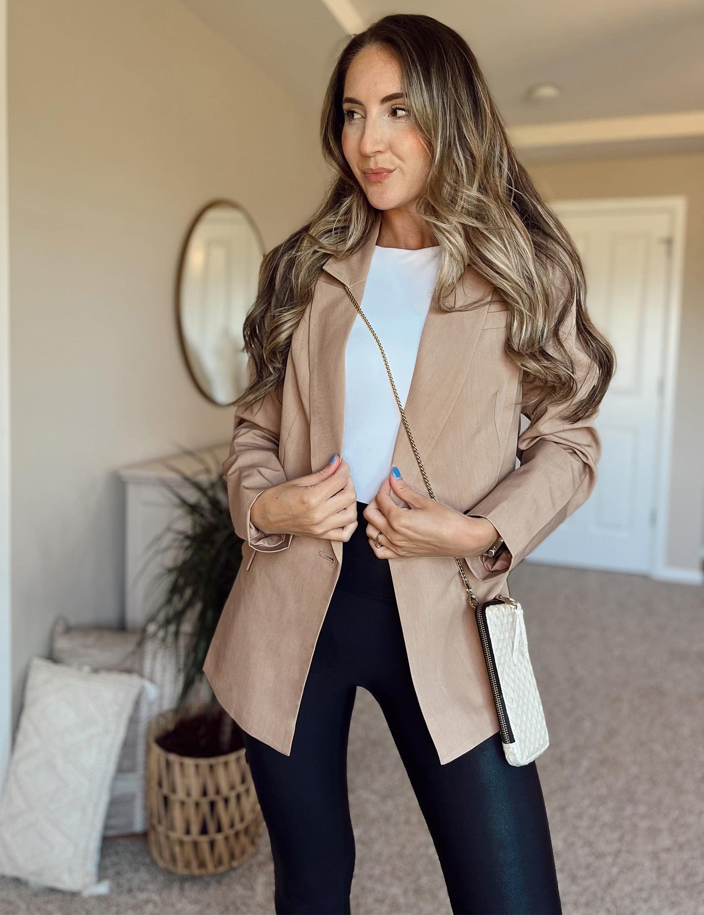 luvamia Blazer Jackets for Women Work Casual Office Long Sleeve Fashion Dressy Business Outfits