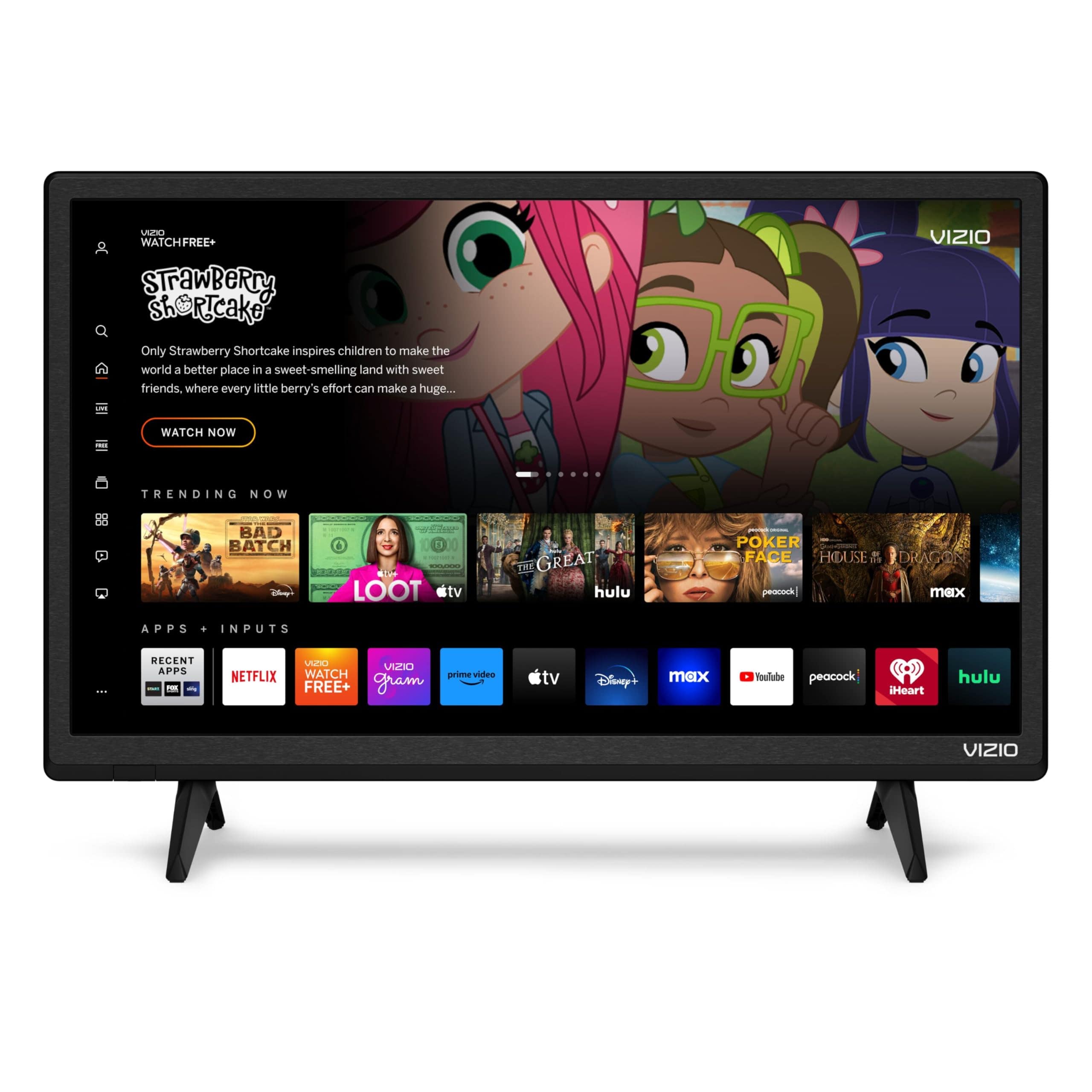 VIZIO Téléviseur intelligent Full HD 1080p série D de 24 pouces avec Apple AirPlay et Chromecast intégrés, compatibilité Alexa, D24f-J09, modèle 2022 