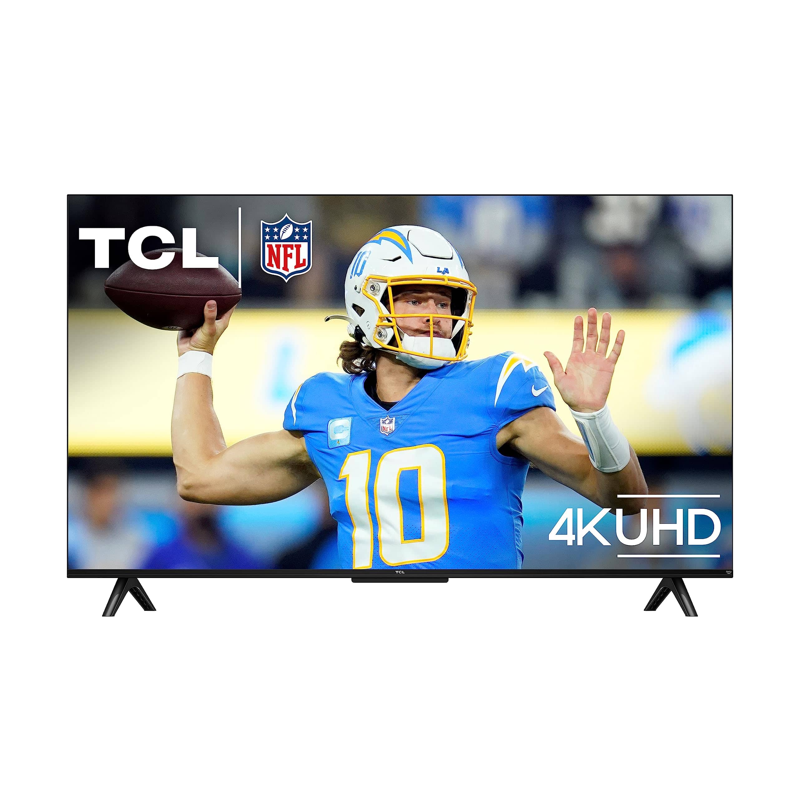 TCL Smart TV LED Class S4 4K de 43 pulgadas con Fire TV (43S450F, modelo 2023), Dolby Vision HDR, Dolby Atmos, Alexa integrado, compatibilidad con Apple Airplay, transmisión de televisión UHD, negro 