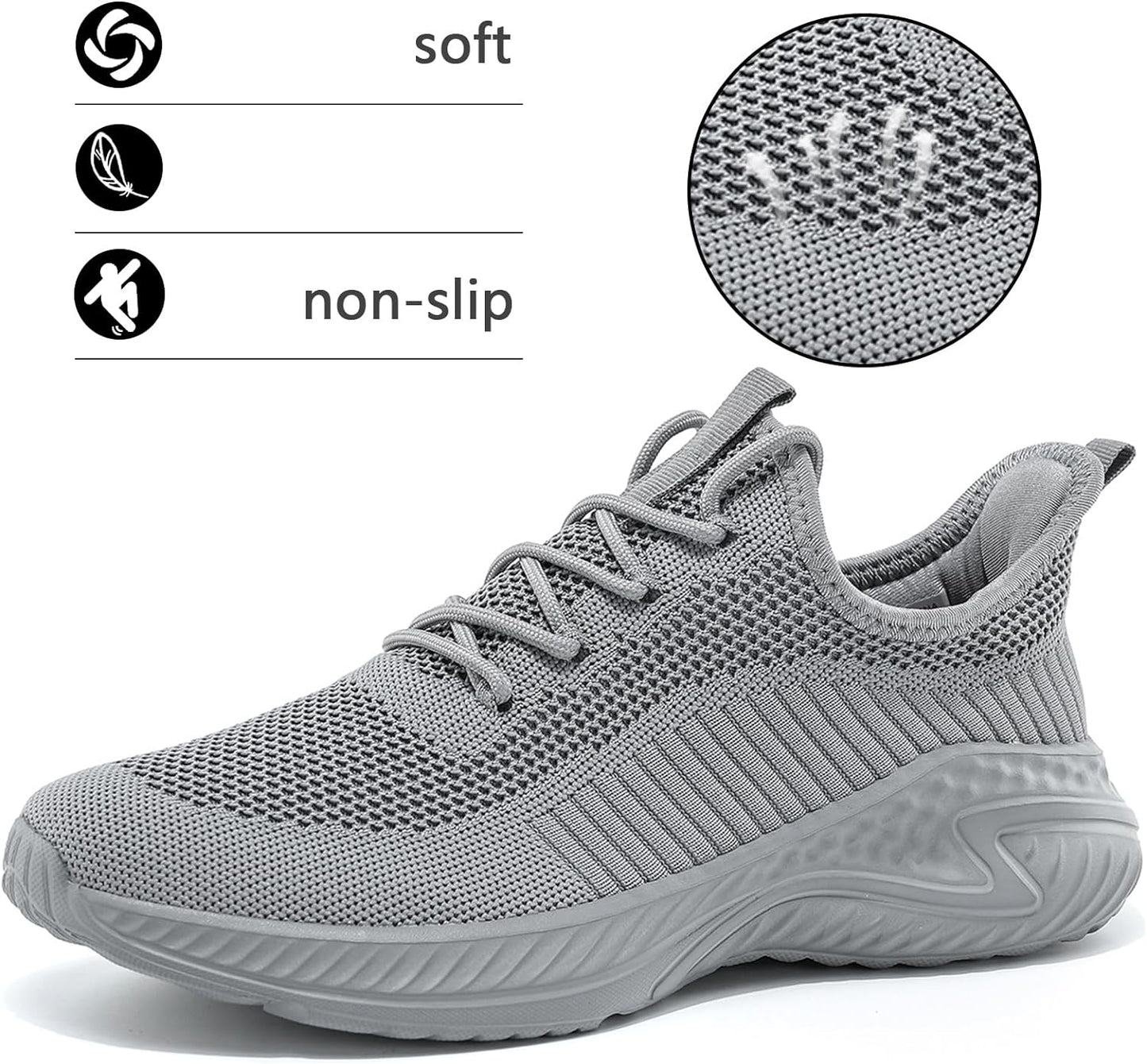 Men's Walking Shoes Lightweight Casual Working Jogging Outdoor Shoe Fashion Sports Athletic Shoes Xpress