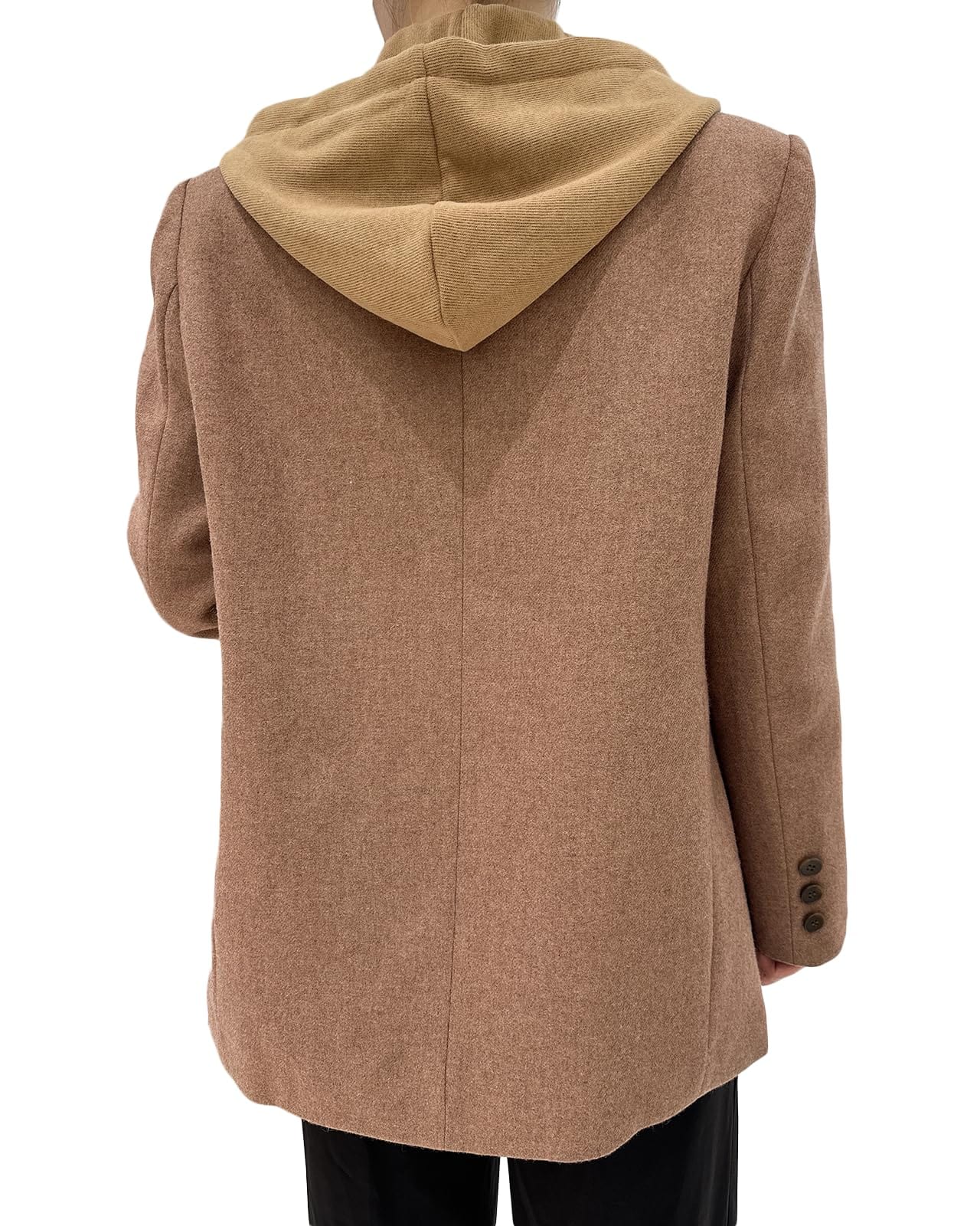 Mina – veste blazer surdimensionnée pour femmes, à capuche, nouvelle collection 2024, quatre saisons, grande taille, décontractée, ouverte sur le devant, costume de travail (XS-XXL) 