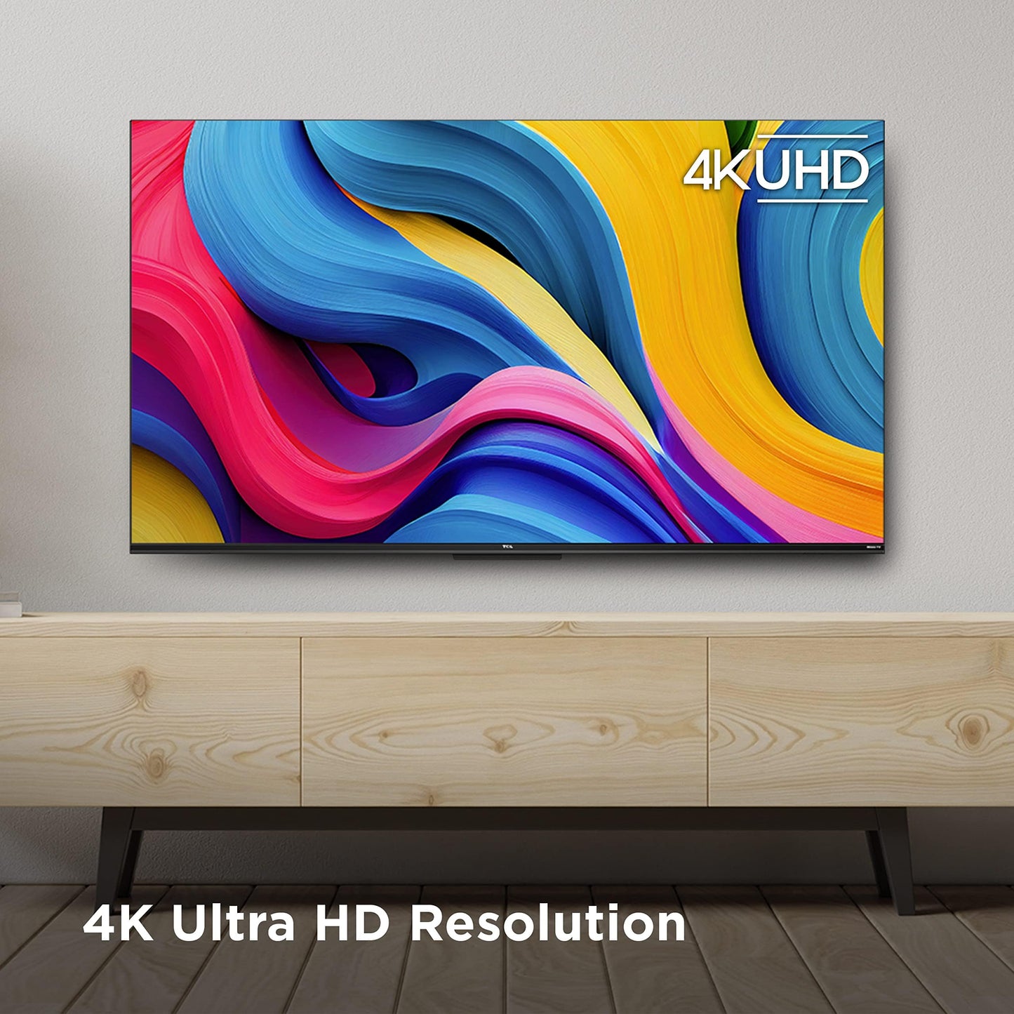 TCL Smart TV LED Class S4 4K de 50 pulgadas con Roku TV (50S450R, modelo 2023), Dolby Vision, HDR, Dolby Atmos, funciona con Alexa, Google Assistant y compatibilidad con Apple HomeKit, transmisión de televisión UHD 