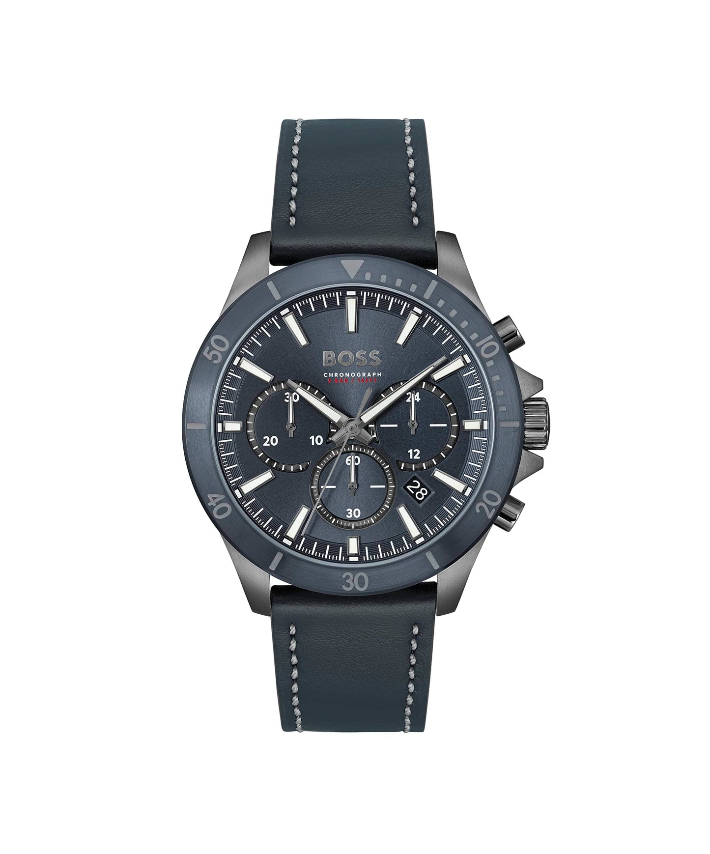 BOSS Montre chronographe à quartz pour homme – Moderne – Résistante à l'eau 