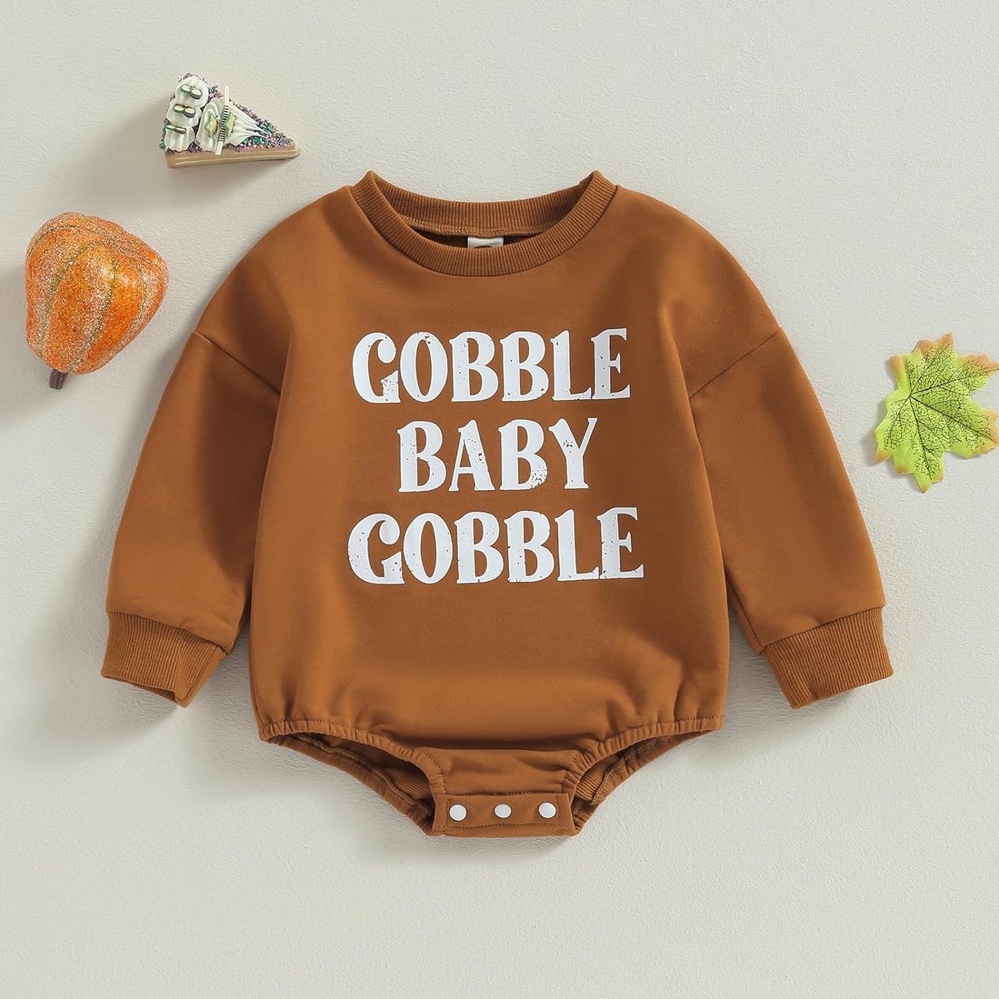 FYBITBO Halloween Baby Girl Boy Clothes Pumpkin Romper Sweatshirt Onesie Long Sleeve Bodysuit Top Fall Winter Outfit Xpress