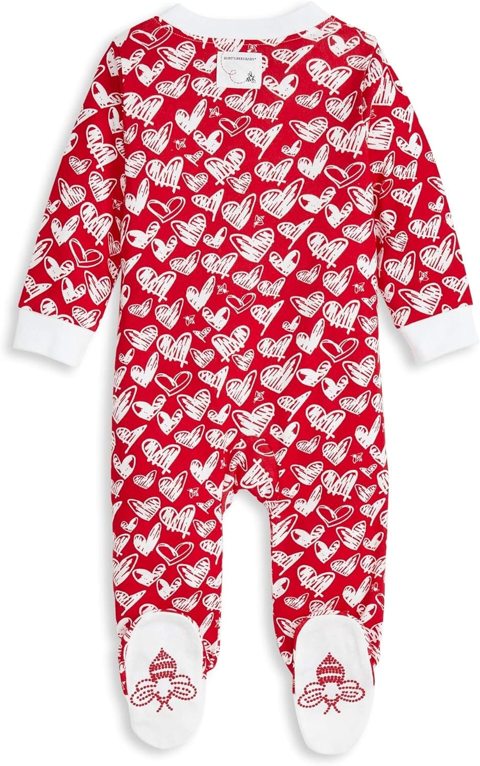 Burt's Bees Baby Baby Girls' Sleep and Play Pajamas, 100% Organic Cotton One-Piece Romper Jumpsuit Zip Front Pjs Xpress