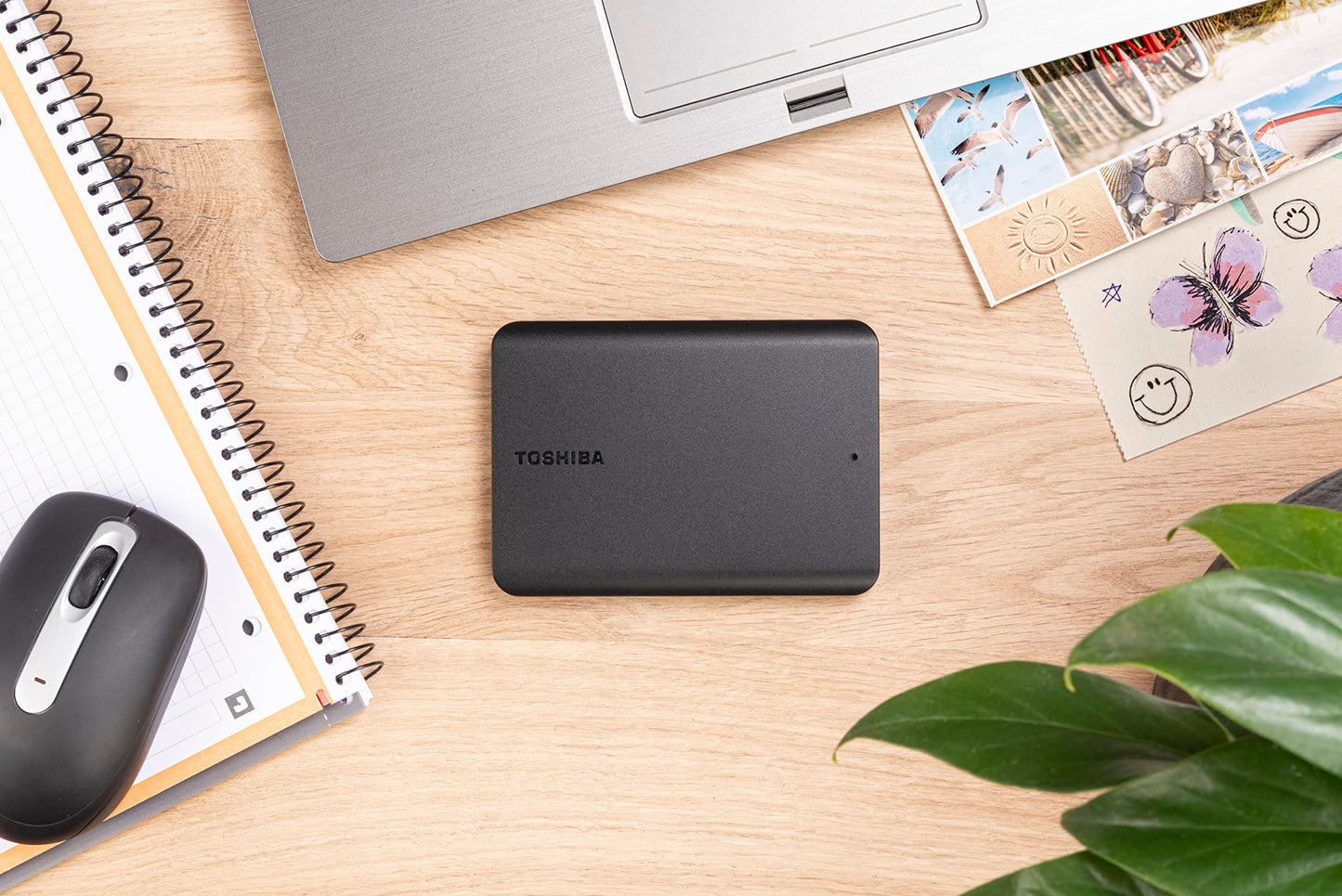 Disque dur externe portable Toshiba Canvio Basics 1 To USB 3.0, noir - HDTB510XK3AA 