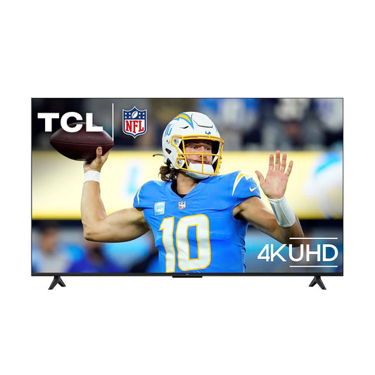 TCL Smart TV LED Class S4 4K de 55 pulgadas con Fire TV (55S450F, modelo 2023), Dolby Vision HDR, Dolby Atmos, Alexa integrado, compatibilidad con Apple Airplay, transmisión de televisión UHD, negro 