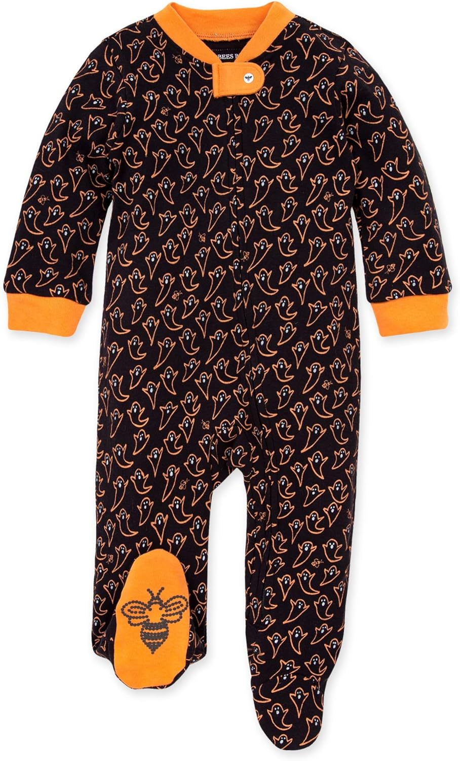 Burt's Bees Baby Baby Girls' Sleep and Play Pajamas, 100% Organic Cotton One-Piece Romper Jumpsuit Zip Front Pjs Xpress