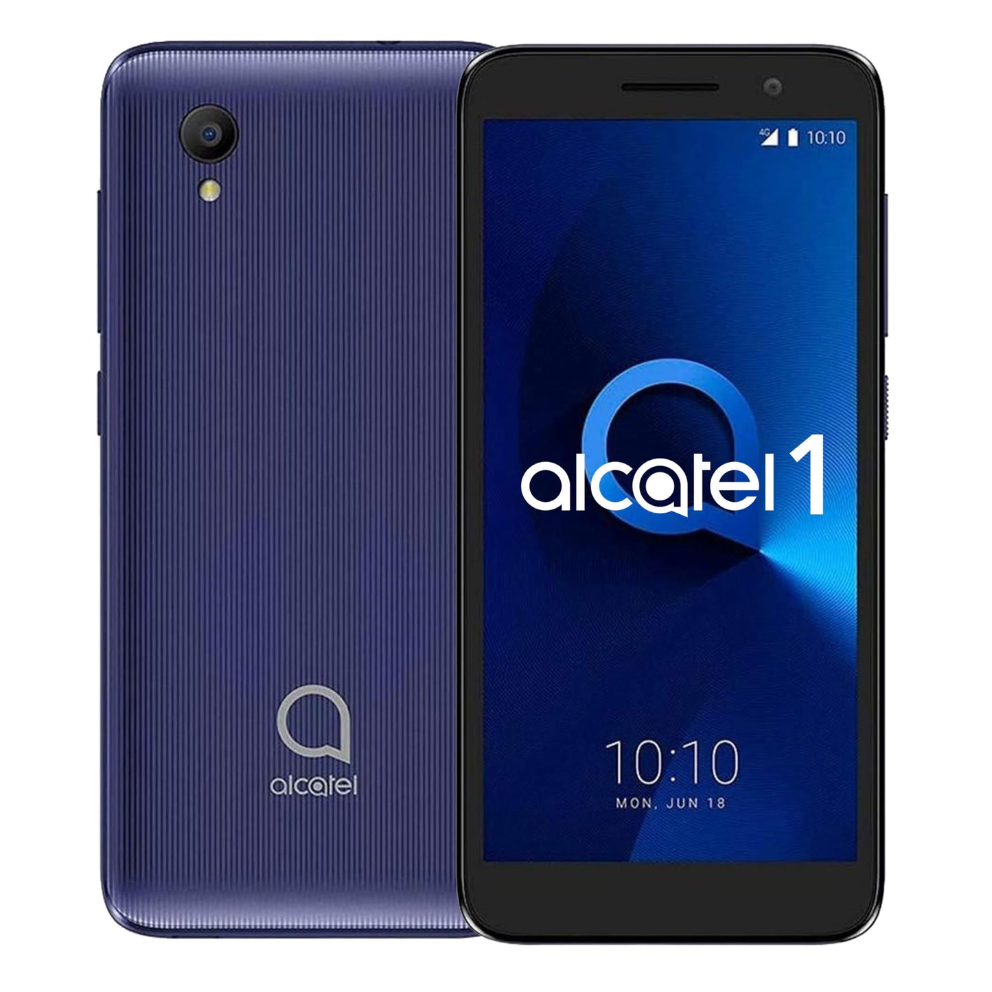 Alcatel 1 (32 Go) Écran Full View 5,0" - Batterie amovible - Double SIM GSM débloqué US et Global 4G LTE Version internationale - Noir Volcan