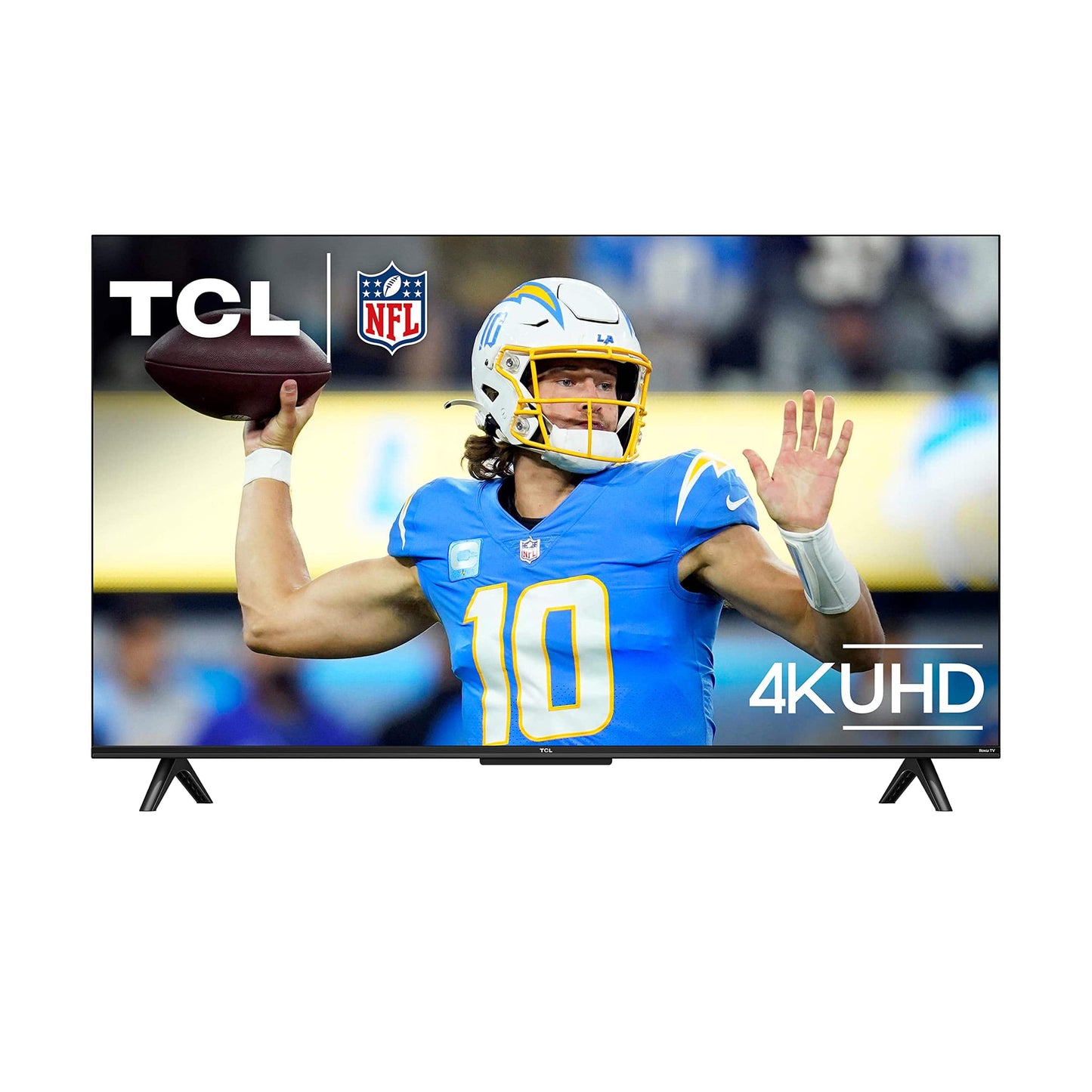 TCL Smart TV LED Class S4 4K de 50 pulgadas con Roku TV (50S450R, modelo 2023), Dolby Vision, HDR, Dolby Atmos, funciona con Alexa, Google Assistant y compatibilidad con Apple HomeKit, transmisión de televisión UHD 