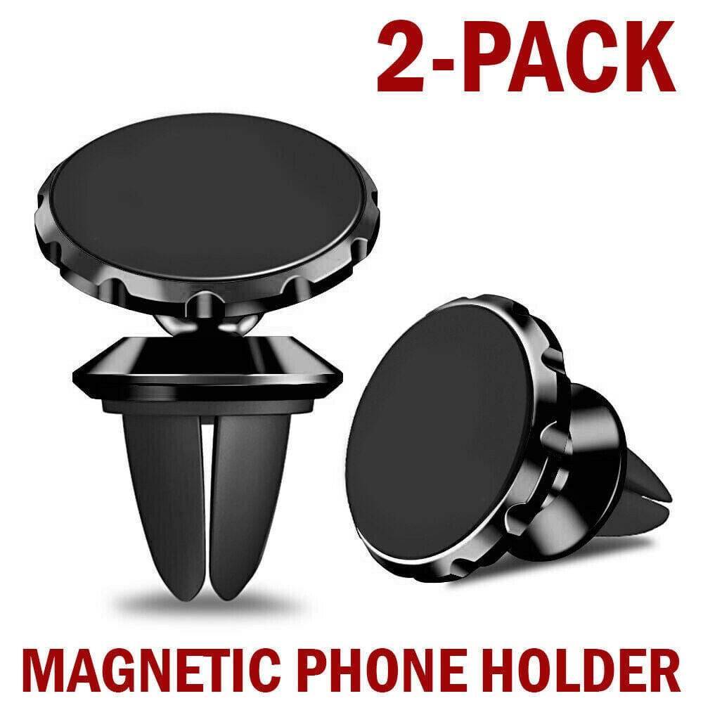 2x 360 Magnetic Car Mount Holder Air Vent Stand Universal For Mobile Cell Phone.