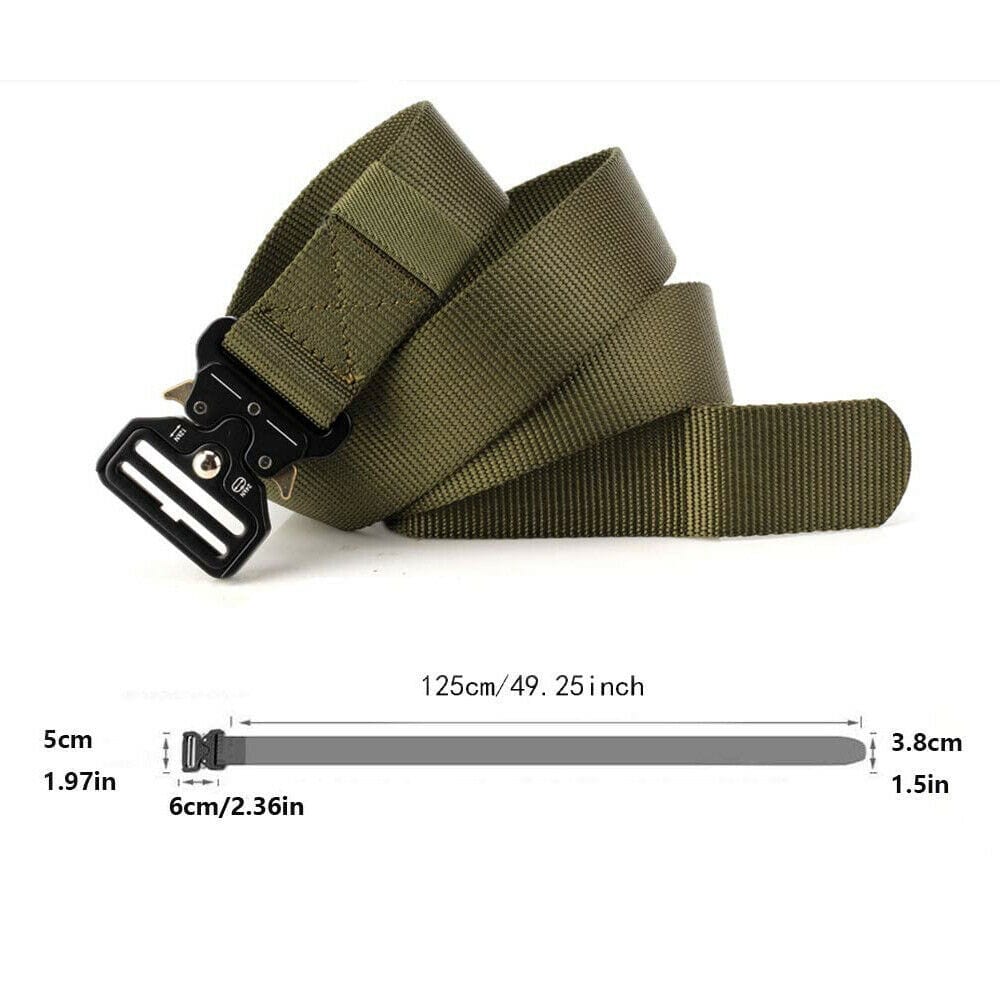 Ceinture tactique militaire, sécurité robuste, utilitaire de travail, ceinture militaire en Nylon