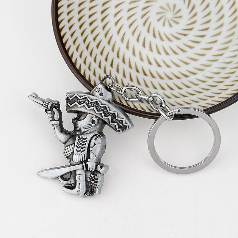 Hot alloy key chain