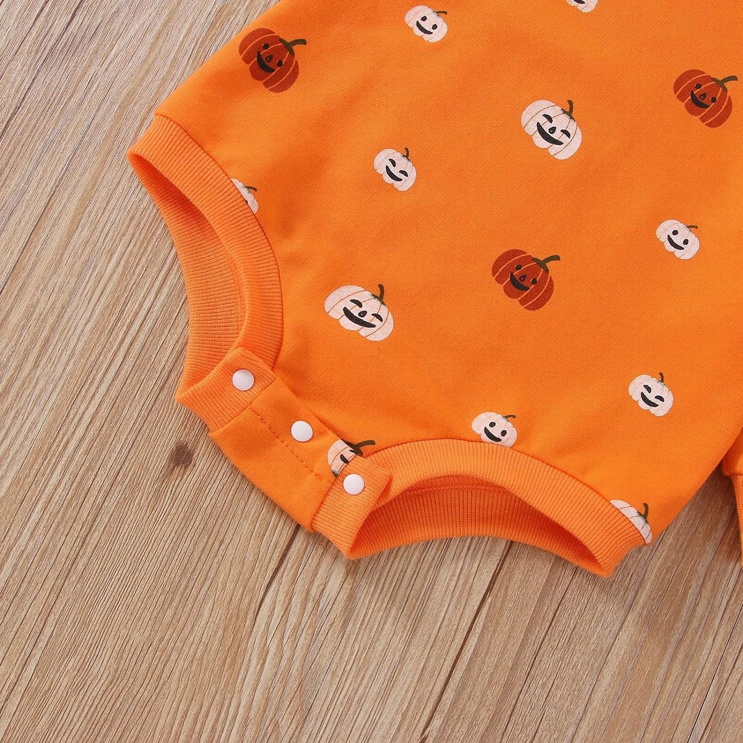 FYBITBO Halloween Baby Girl Boy Clothes Pumpkin Romper Sweatshirt Onesie Long Sleeve Bodysuit Top Fall Winter Outfit Xpress