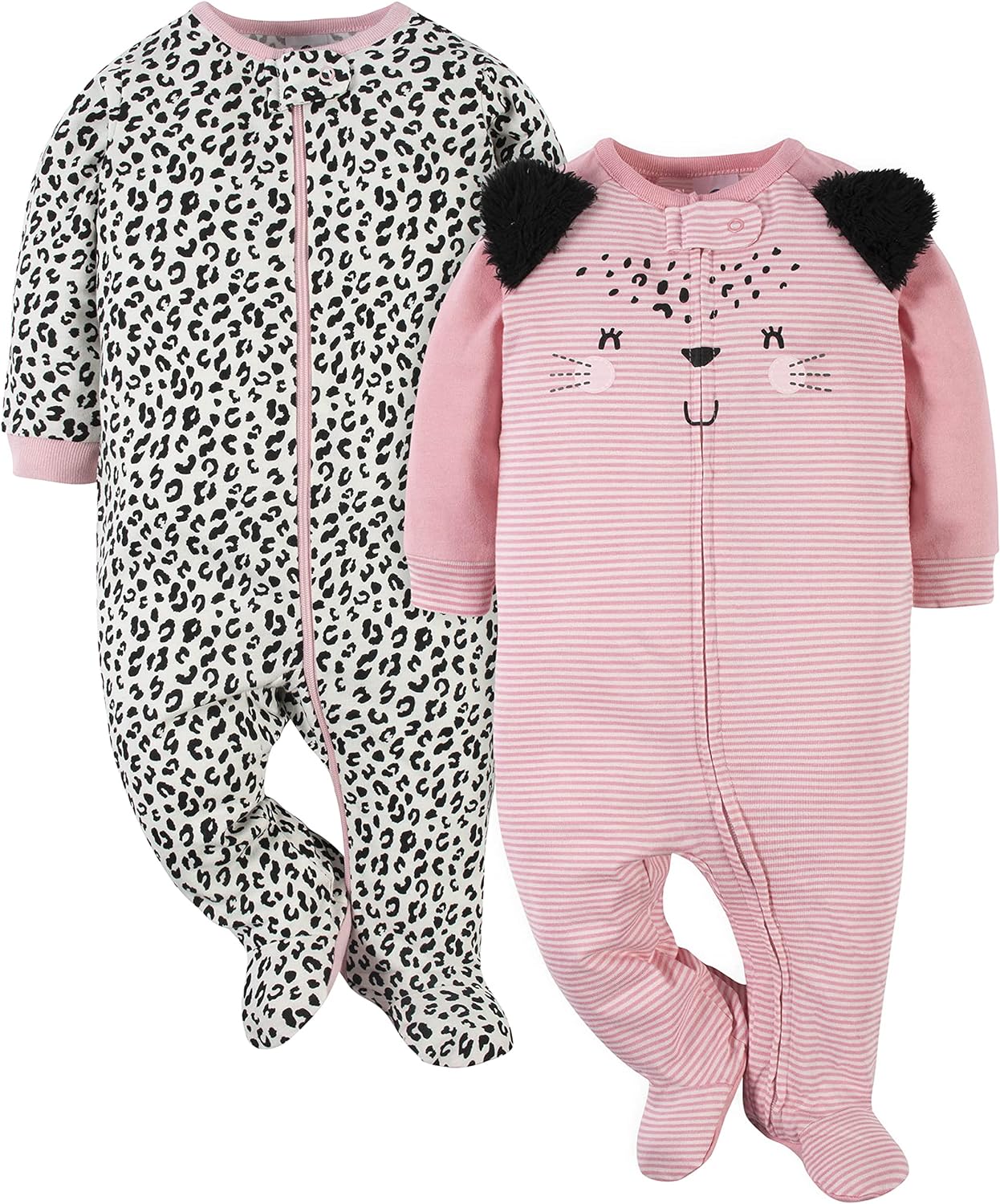 Gerber Baby Girls' 2-Pack Sleep 'N Play Xpress