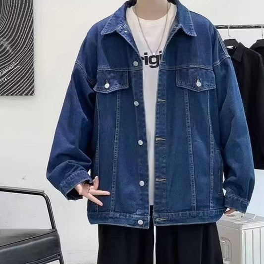 Ins automne veste de vêtements en jean coupe ample