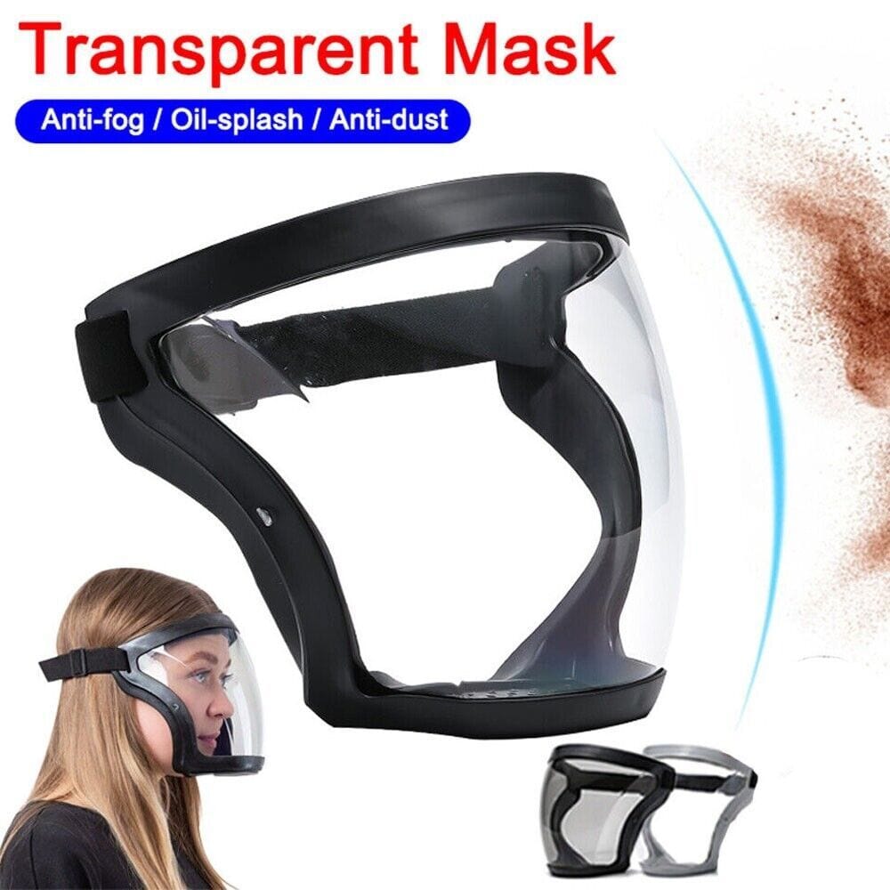 Full Face Super Protective Mask Anti-fog Shield Safety Transparent Head Cover