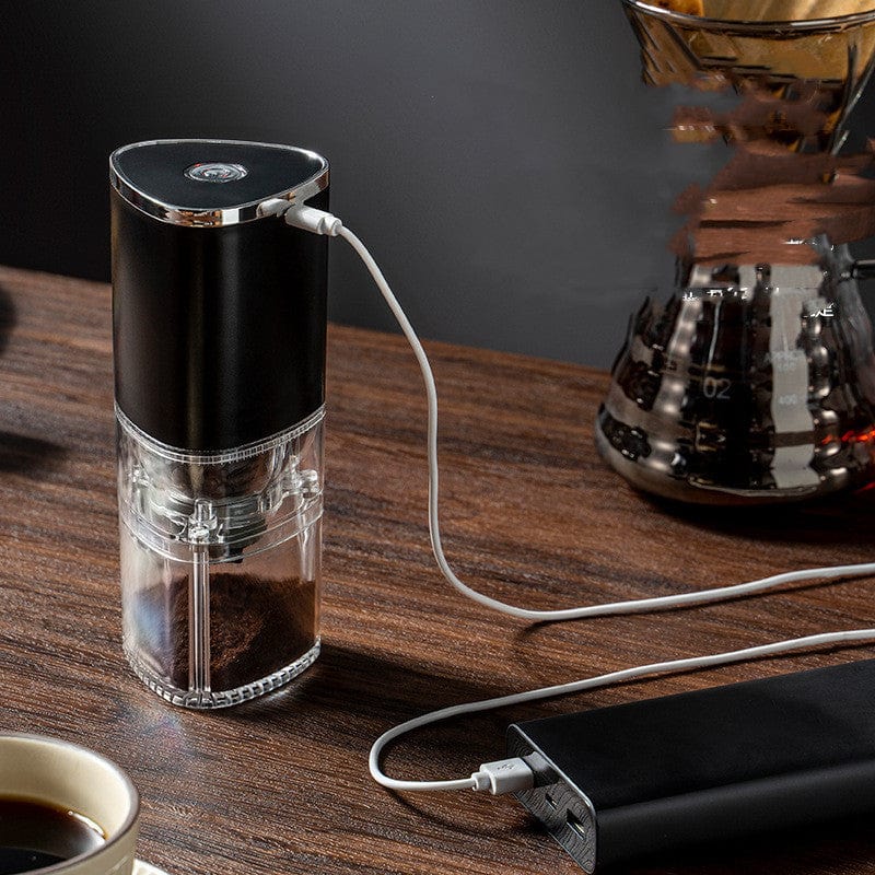 Molinillo de café eléctrico, molinillo de café automático, portátil, recargable por USB, trituradora de alimentos para café por goteo, utensilios de cocina