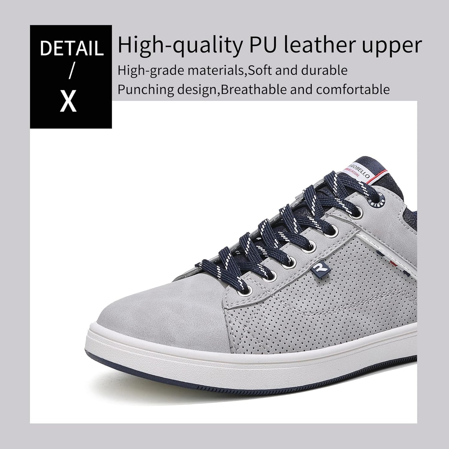 AX BOXING Mens Casual Shoes Fashion Sneakers Breathable Comfort Walking Shoes for Male Xpress