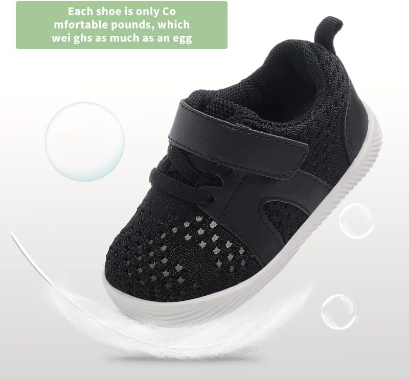 Baby Boys&Girls Shoes Baby Walking Shoes First Walking Shoes Infant Sneakers Crib Shoes for Baby Non-Slip Breathable Shoes 6 9 18 Months Xpress