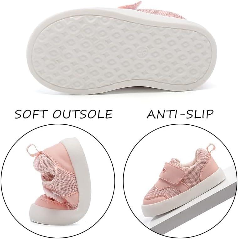 Baby Boys&Girls Shoes Baby Walking Shoes First Walking Shoes Infant Sneakers Crib Shoes for Baby Non-Slip Breathable Shoes 6 9 18 Months Xpress