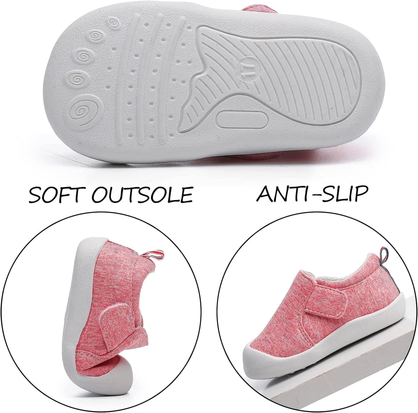 Baby Boys&Girls Shoes Baby Walking Shoes First Walking Shoes Infant Sneakers Crib Shoes for Baby Non-Slip Breathable Shoes 6 9 18 Months Xpress