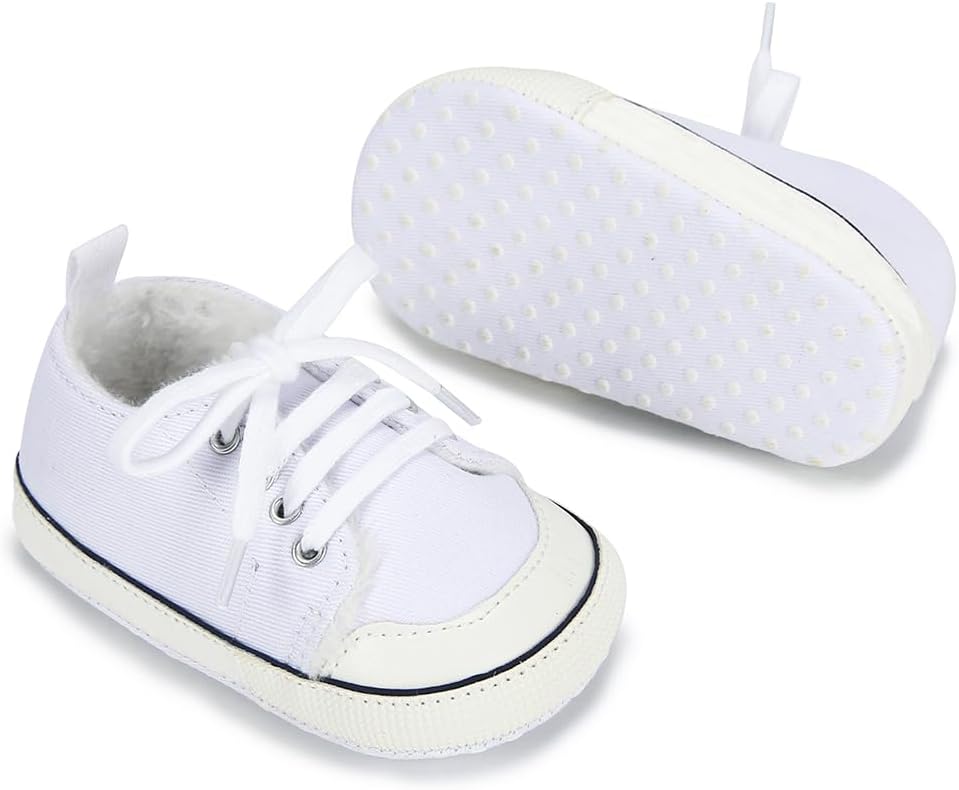 Baby Girls Boys Shoes Soft Anti-Slip Sole Newborn First Walkers Star High Top Canvas Denim Unisex Infant Sneaker Xpress