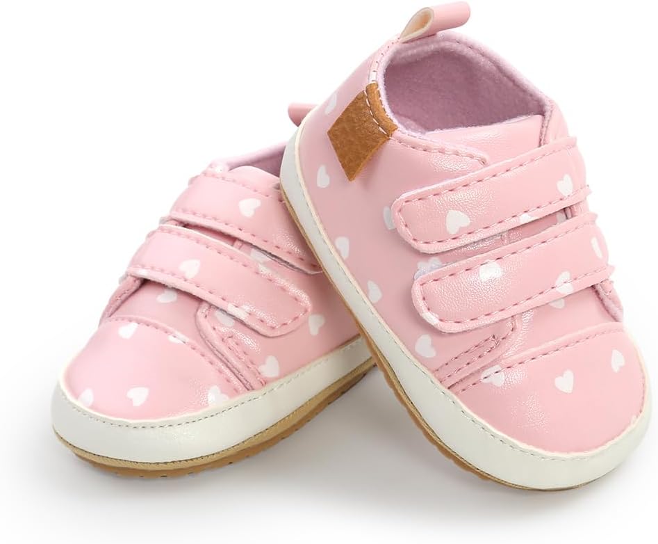 Baby Girls Boys Shoes Soft Anti-Slip Sole Newborn First Walkers Star High Top Canvas Denim Unisex Infant Sneaker Xpress