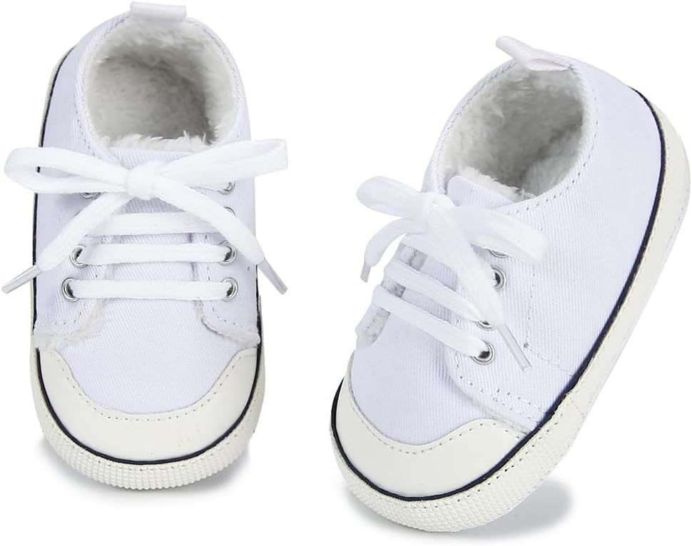 Baby Girls Boys Shoes Soft Anti-Slip Sole Newborn First Walkers Star High Top Canvas Denim Unisex Infant Sneaker Xpress