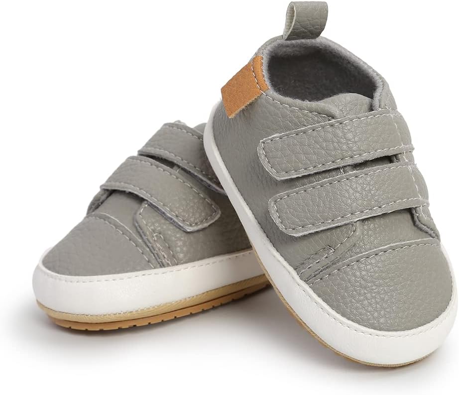 Baby Girls Boys Shoes Soft Anti-Slip Sole Newborn First Walkers Star High Top Canvas Denim Unisex Infant Sneaker Xpress