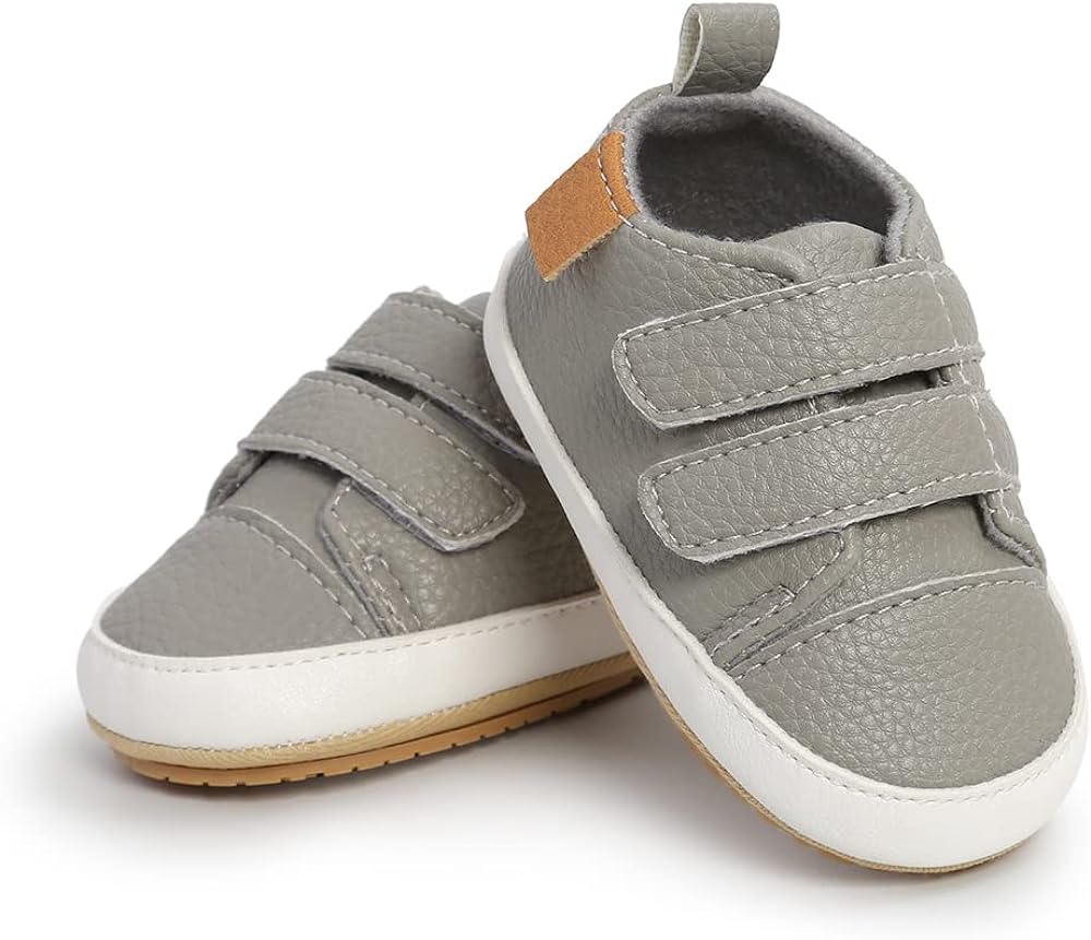 Baby Girls Boys Shoes Soft Anti-Slip Sole Newborn First Walkers Star High Top Canvas Denim Unisex Infant Sneaker Xpress