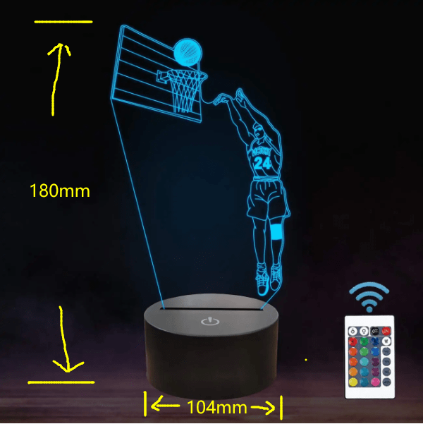 Basketball 3D Lamp Xpress