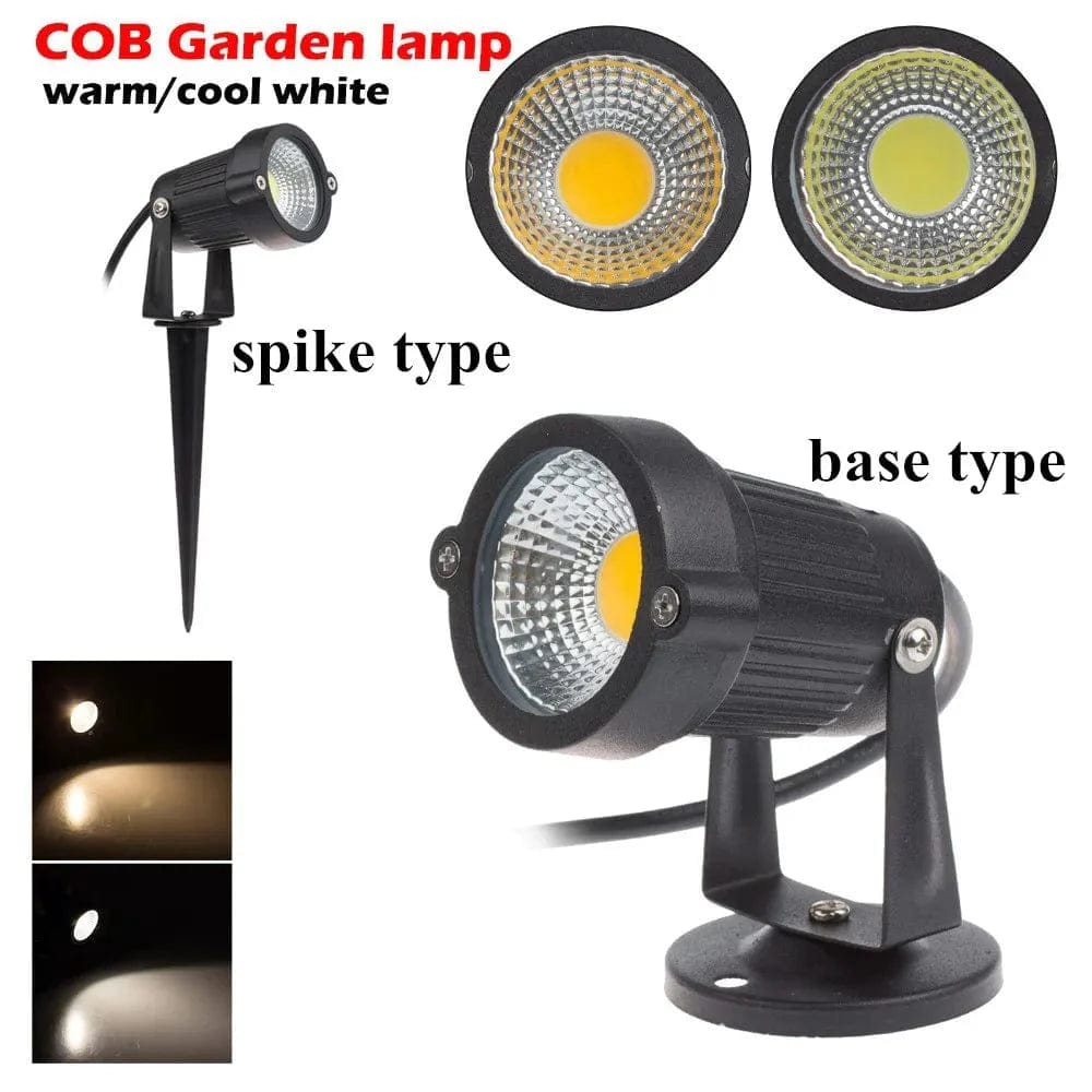 COB Garden Lamp 220V 110V 12V Outdoor Lawn LED Light 3W 5W 7W 10W Courtyard Waterproof Path Landscape Spotlights Xpress