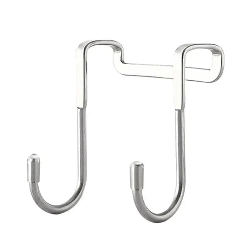 Coat Hanger 304 Stainless Steel Door Back Hook S-Shape Kitchen Bathroom Hat Towel Coat Storage Hanger Small Hook Xpress